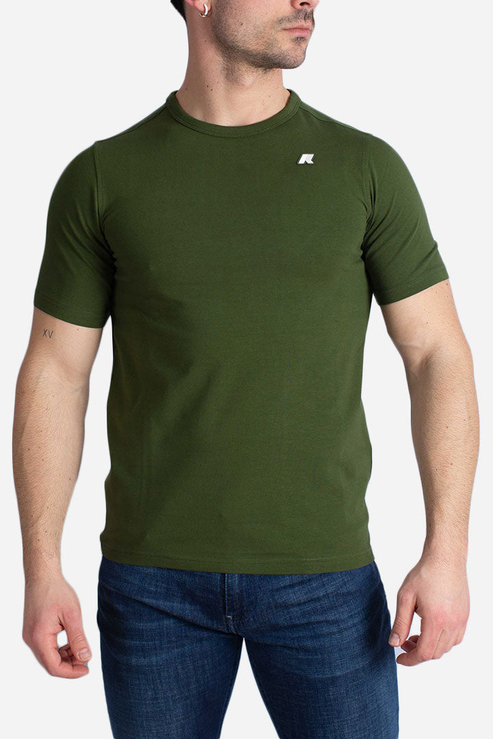T-shirt Adame stretch green cypress