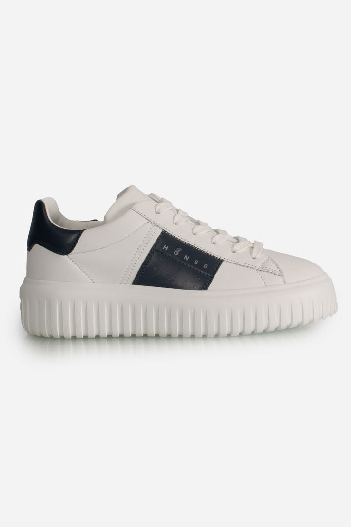 Sneakers Hogan H-Stripes bianco blu
