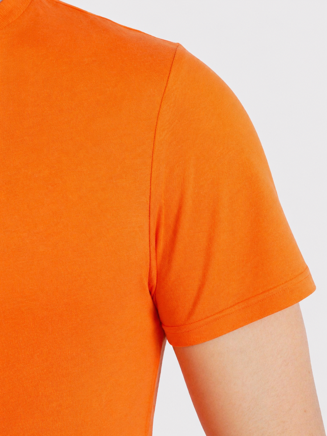Maglietta in jersey Custom Slim-Fit orange