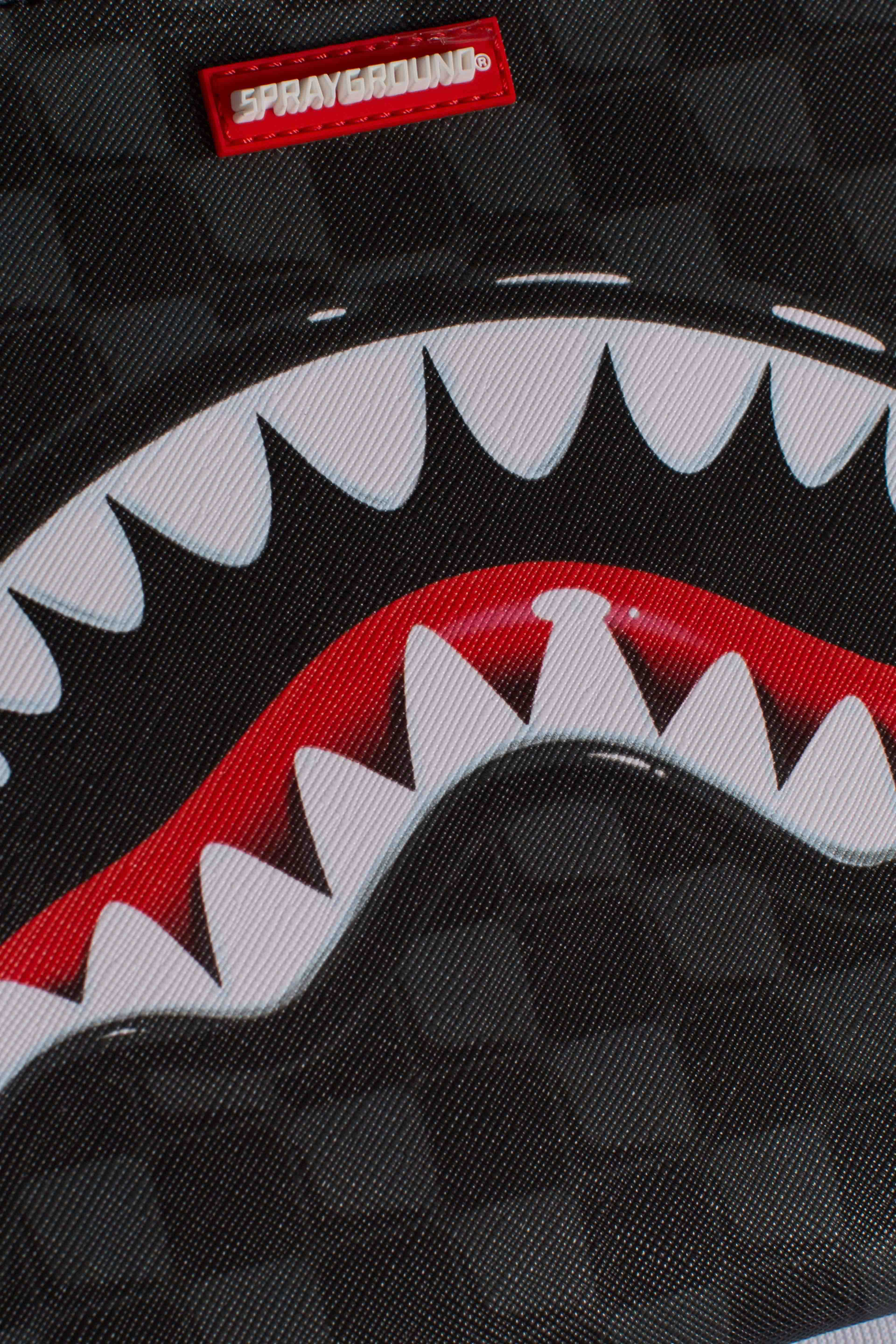 POCHETTE SHARK IN PARIS SIP BALLOON BLACK CROSSBODY POUCHETTE