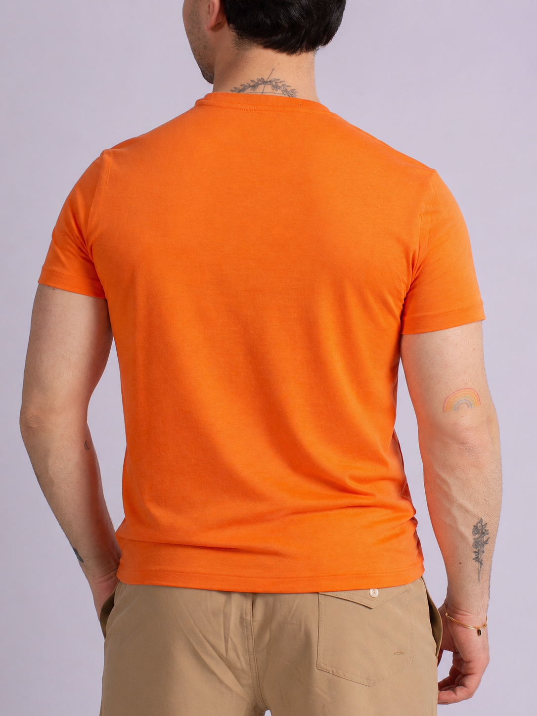 Maglietta in jersey Custom Slim-Fit orange