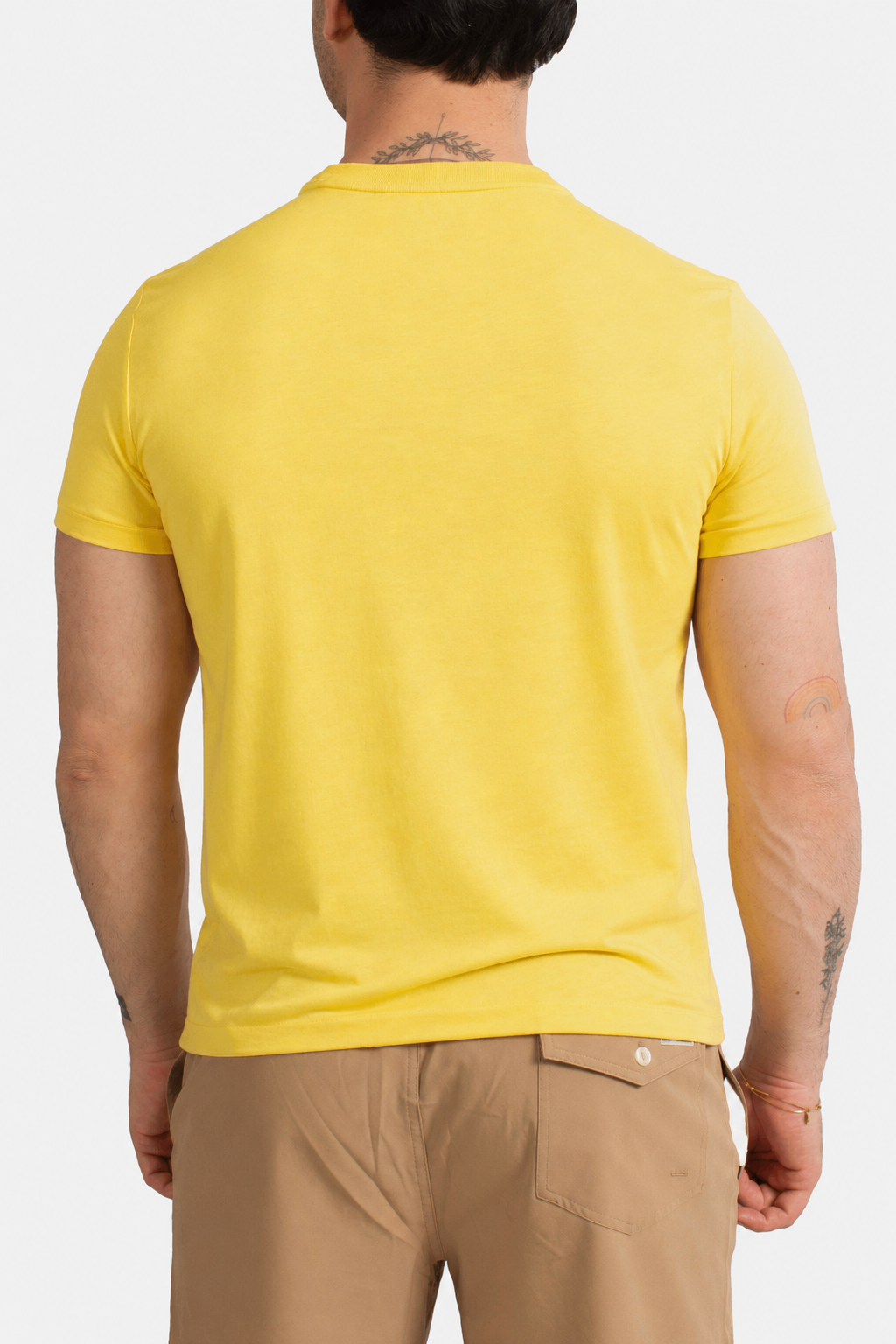 Maglietta in jersey Custom Slim-Fit yellow