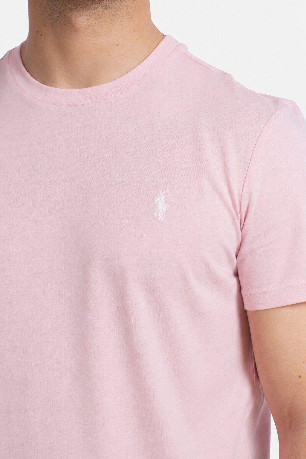 Maglietta in jersey Custom Slim-Fit pink
