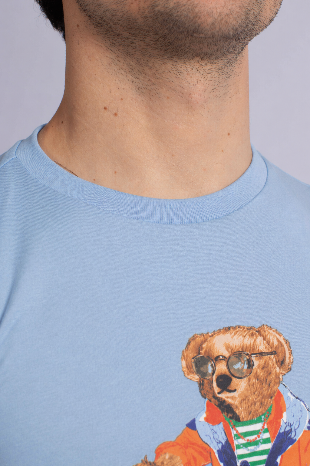 Maglietta Polo Bear jersey Classic-Fit light blue
