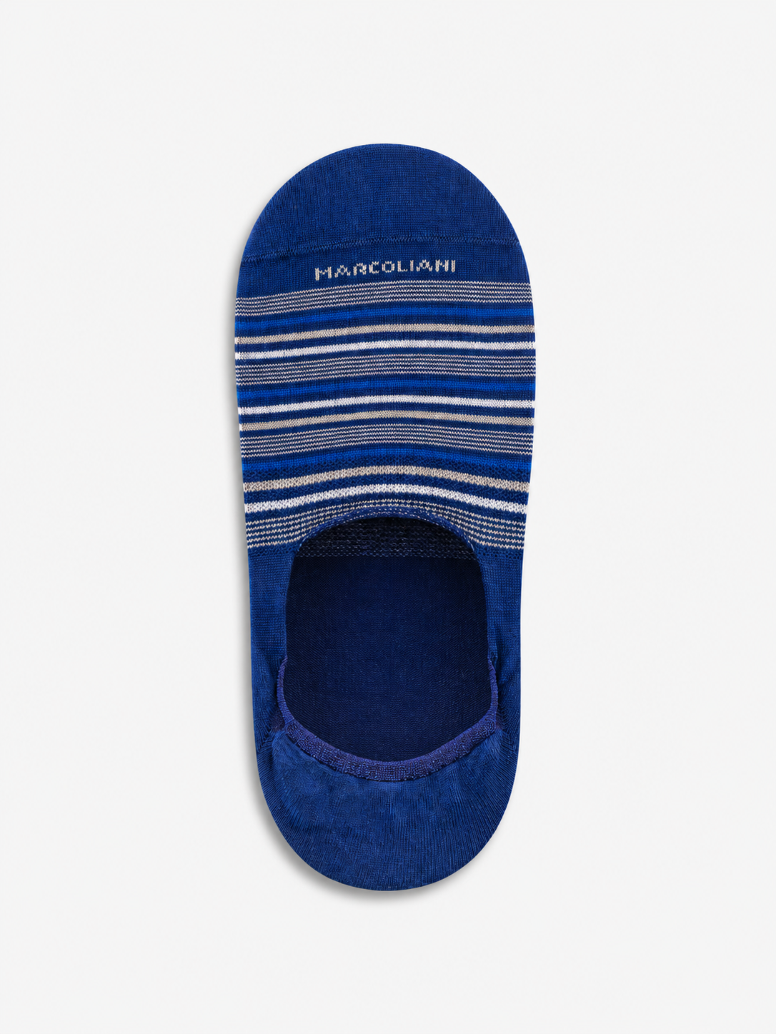 Calze fantasmini invisible touch blue beige