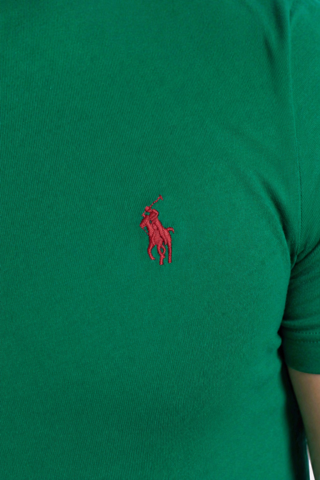 Maglietta in jersey Custom Slim-Fit green