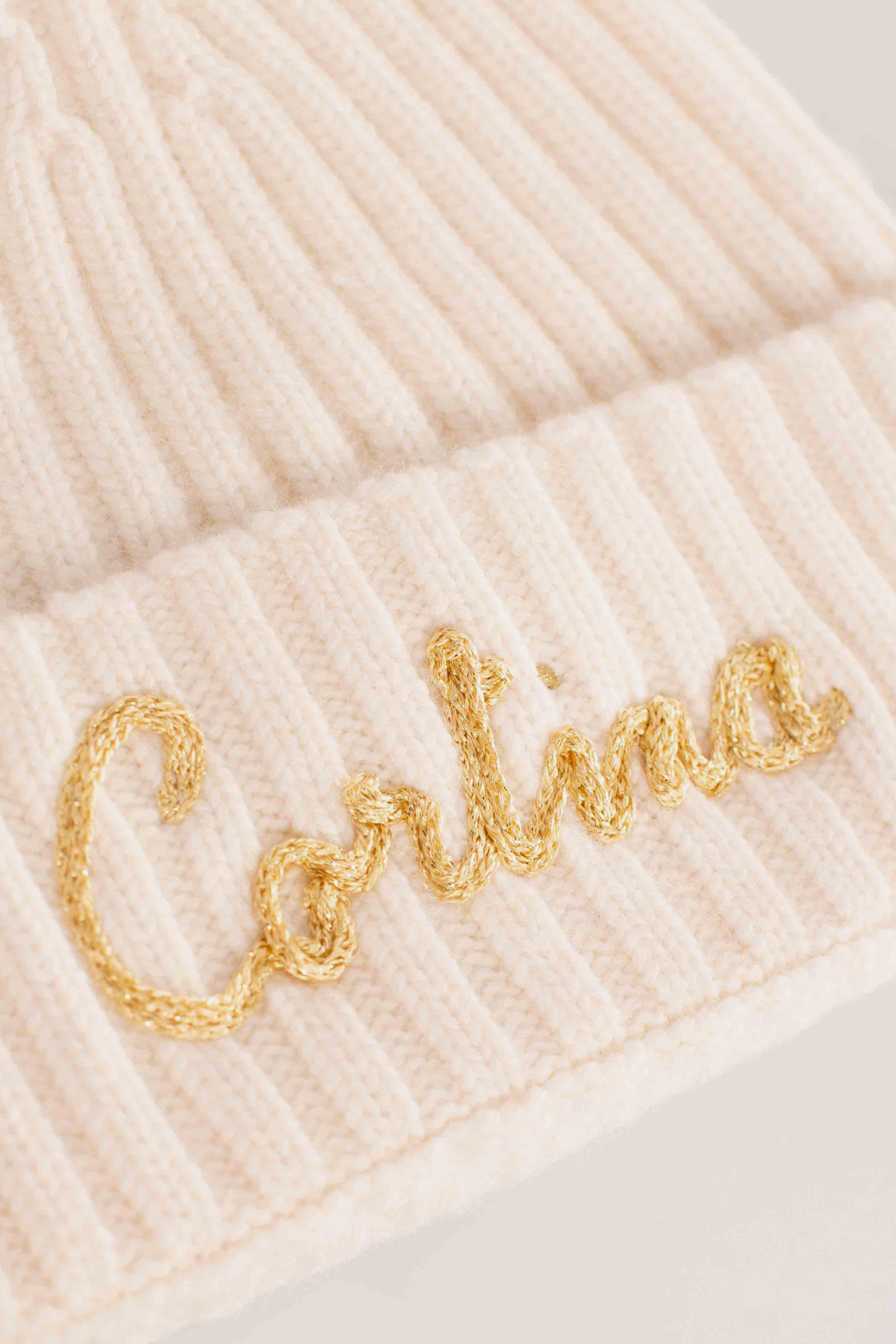 Cuffia Cortina in Lana con Pompon white WENG00603708I MC2 SAINT BARTH