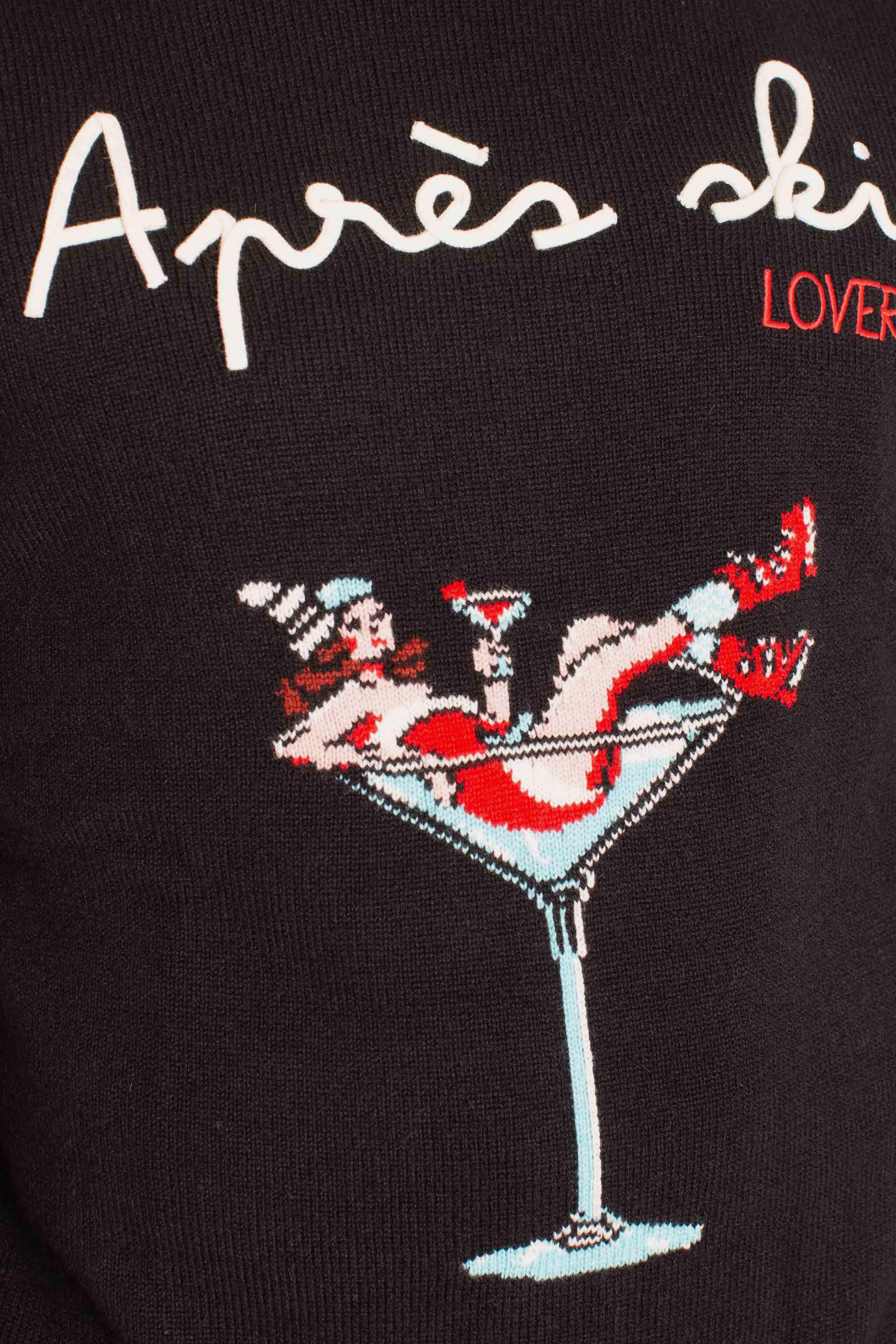 Maglia Uomo "Après Ski Lover" Nero HER000100070I MC2 SAINT BARTH