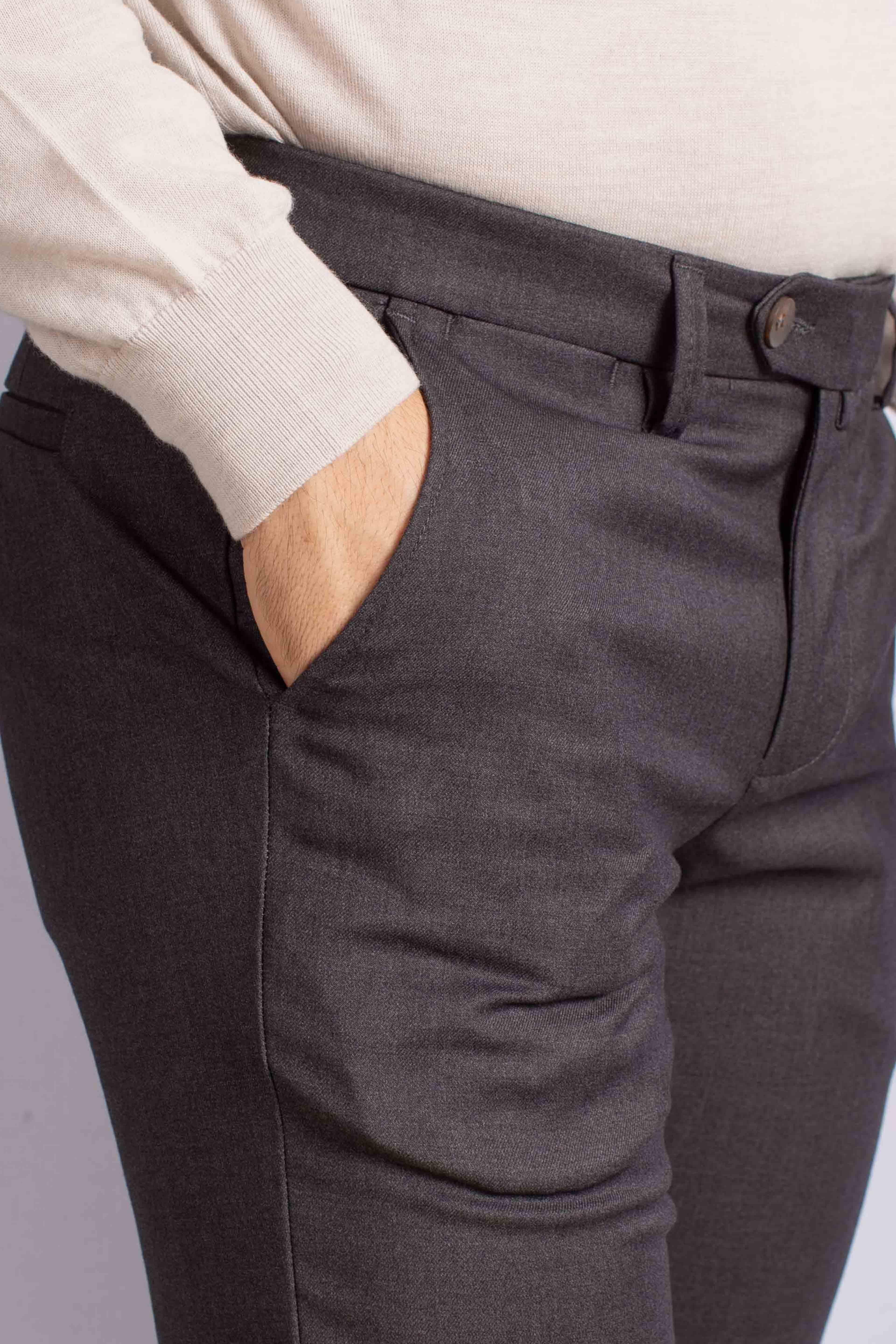 Pantalone grigio scuro NAPOLI126006GRIGIO SCURO ERNYS
