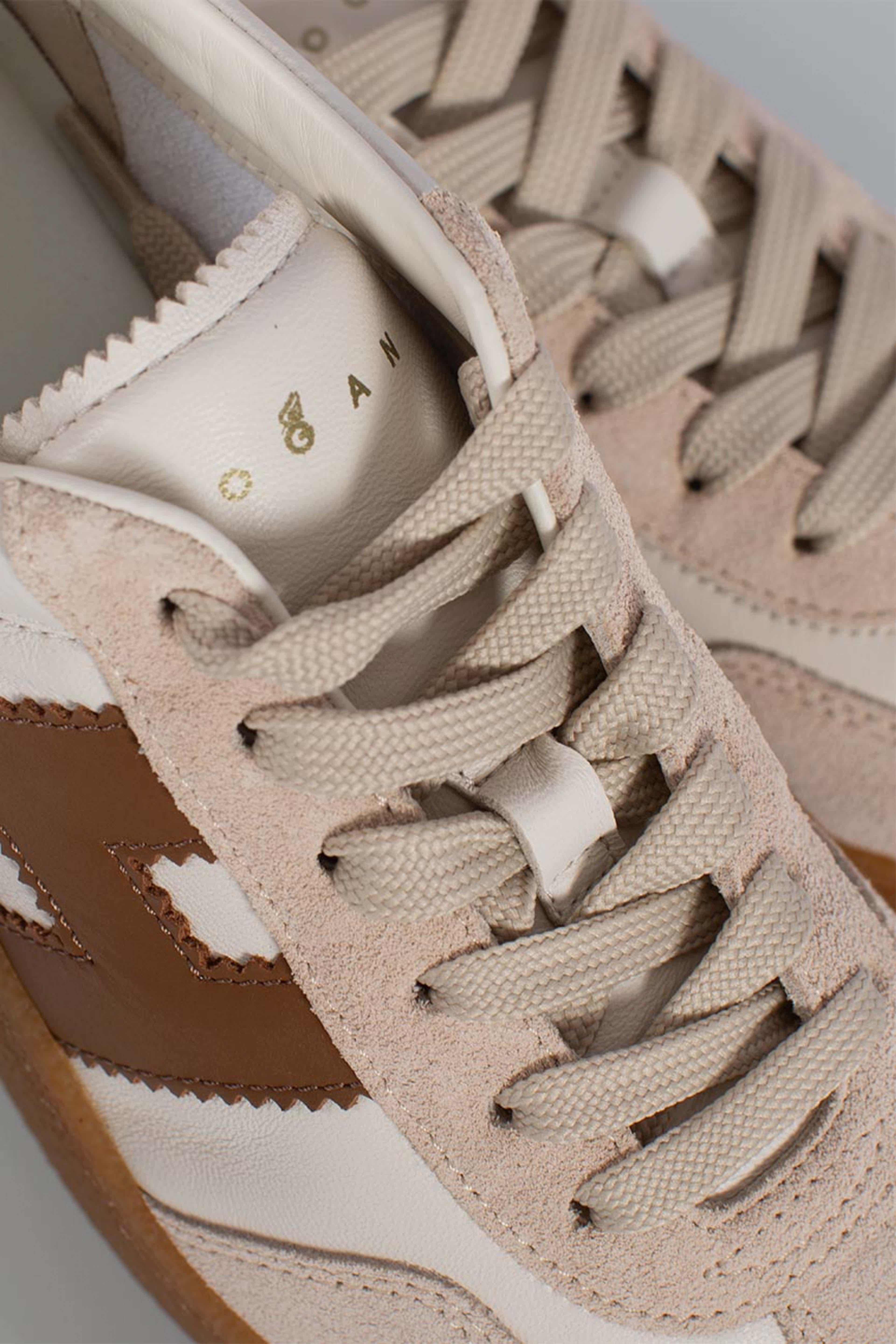 Sneakers Hogan Cool Avorio Beige Marrone HXW6980FB60UHC0MAG HOGAN