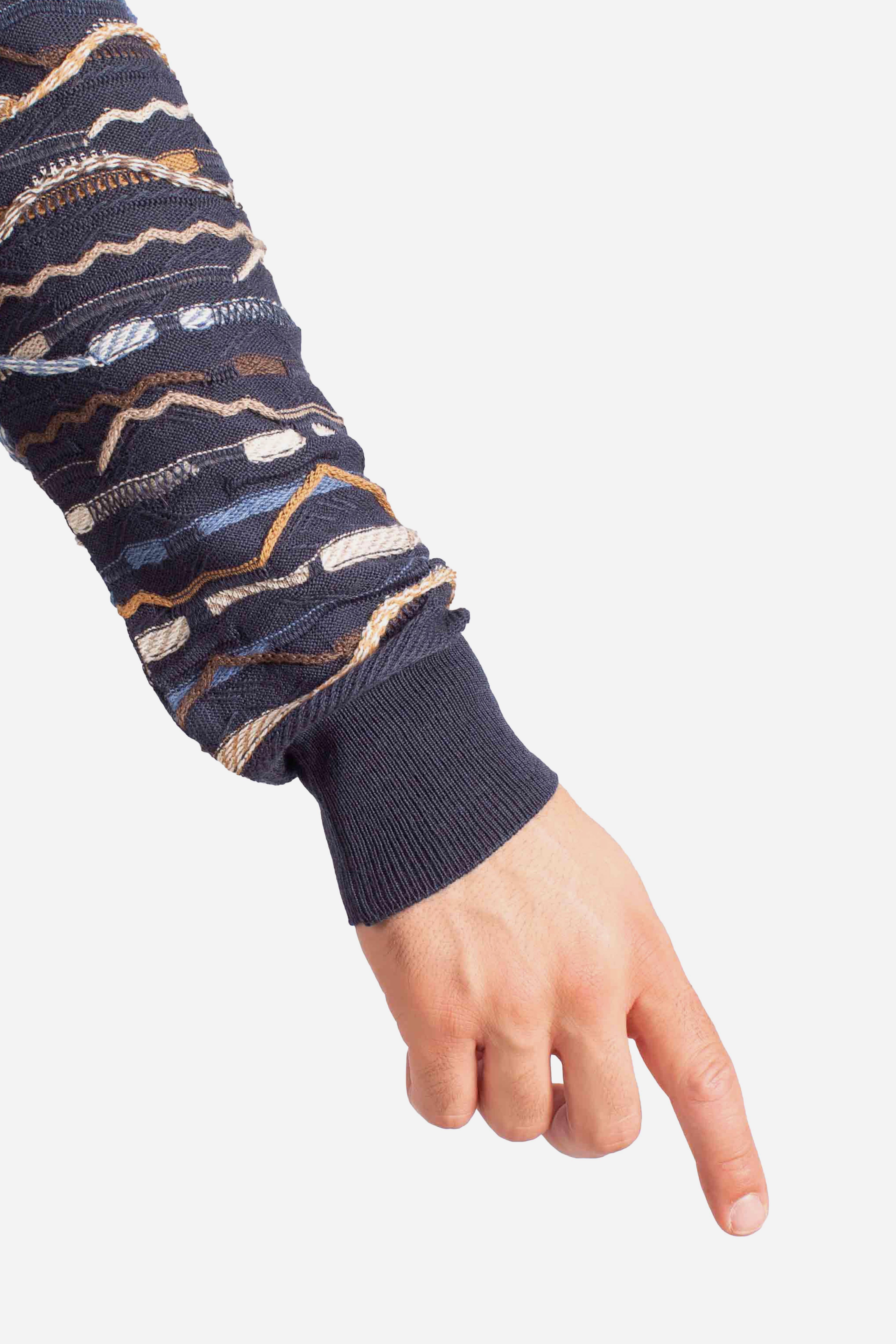 Maglia Uomo Multicolor blu 32090810G0460 LORENZONI