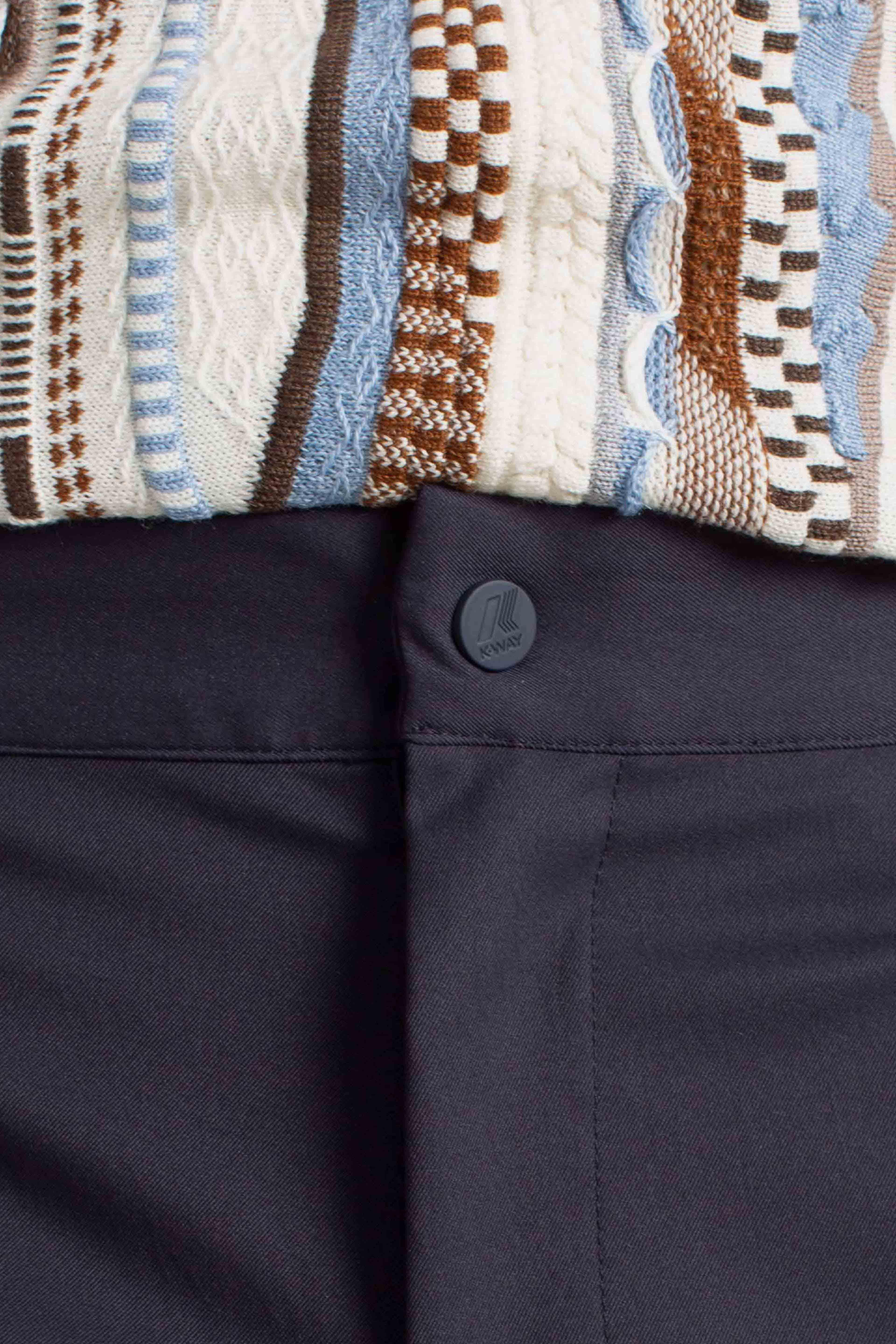 Pantalone Elia Twill Peach blue depth K3123LWK89 K-WAY