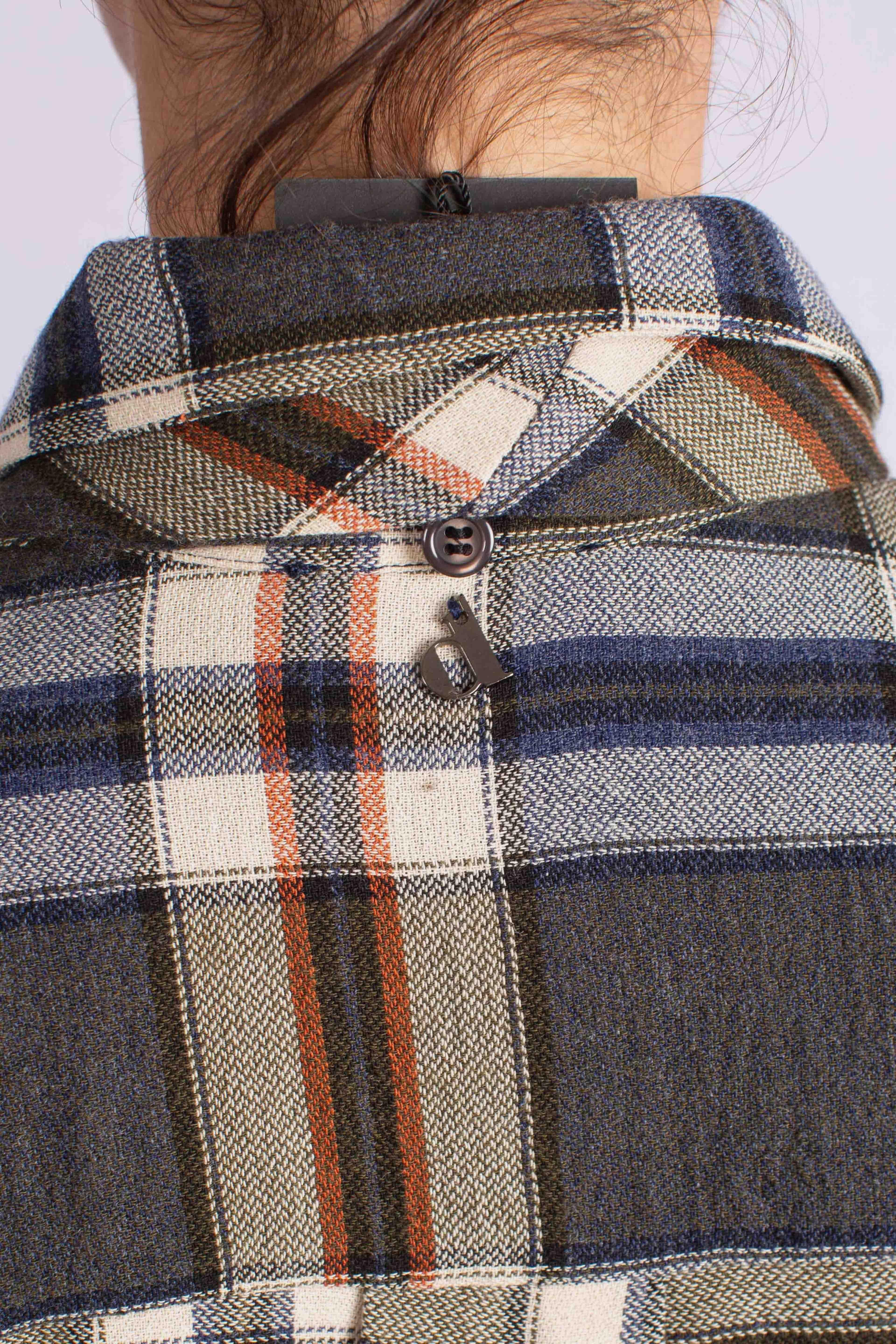 Camicia a quadri con fiocco CFALYBGUA1998 DIXIE