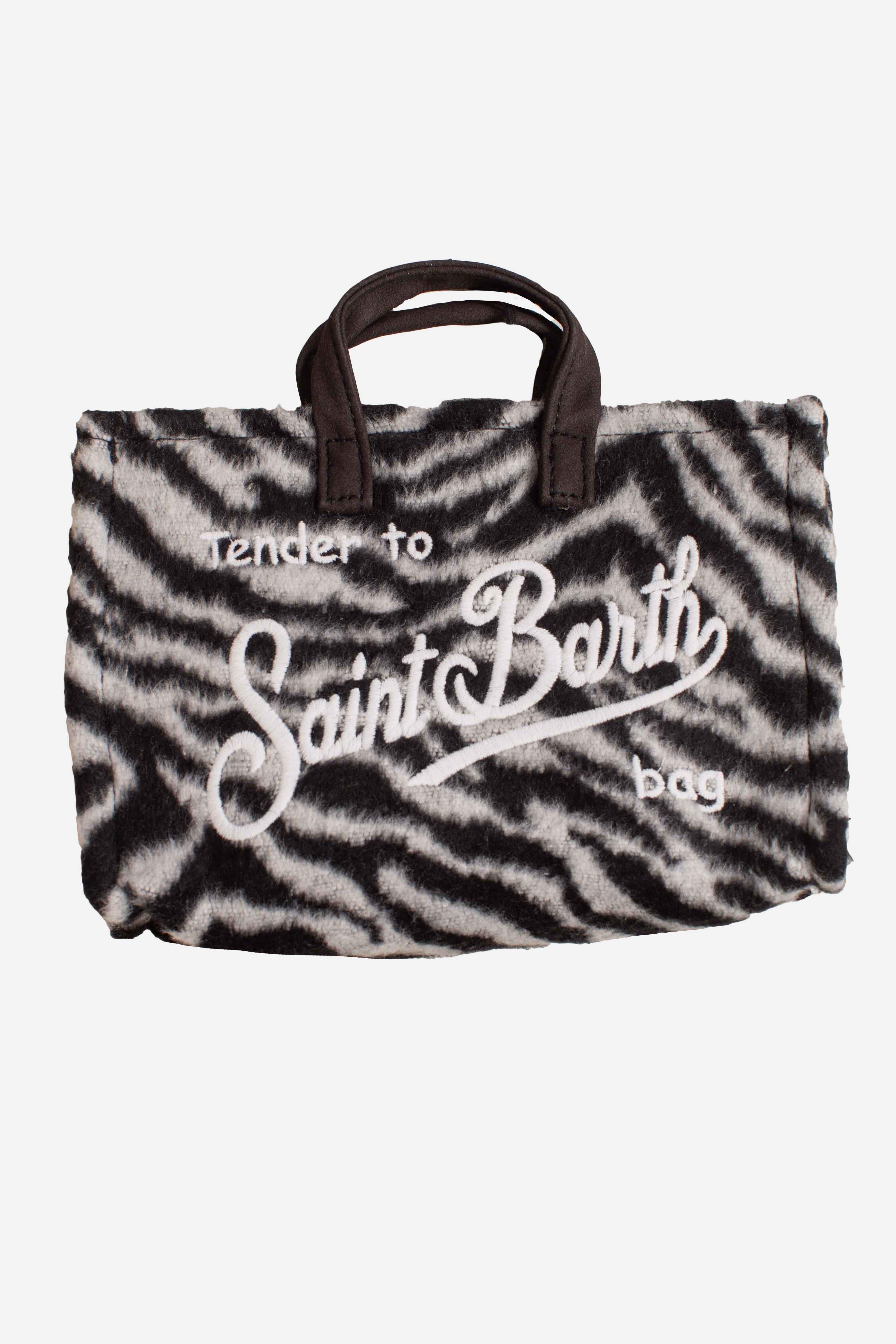 Phone Bag in ecopelliccia zebrata PHONE00600269I MC2 SAINT BARTH