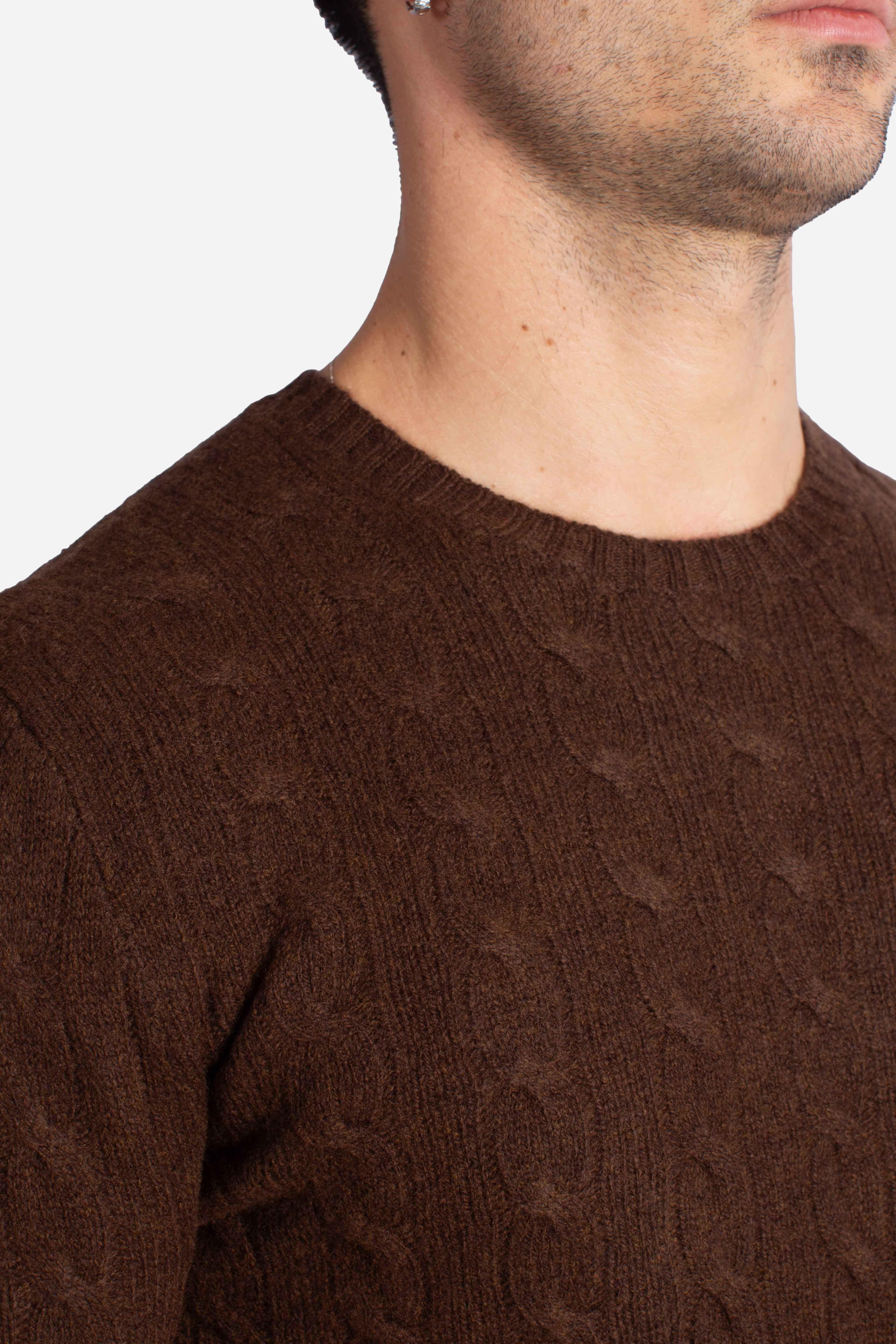 Maglia in lana e cashmere brown 710876762029 POLO RALPH LAUREN