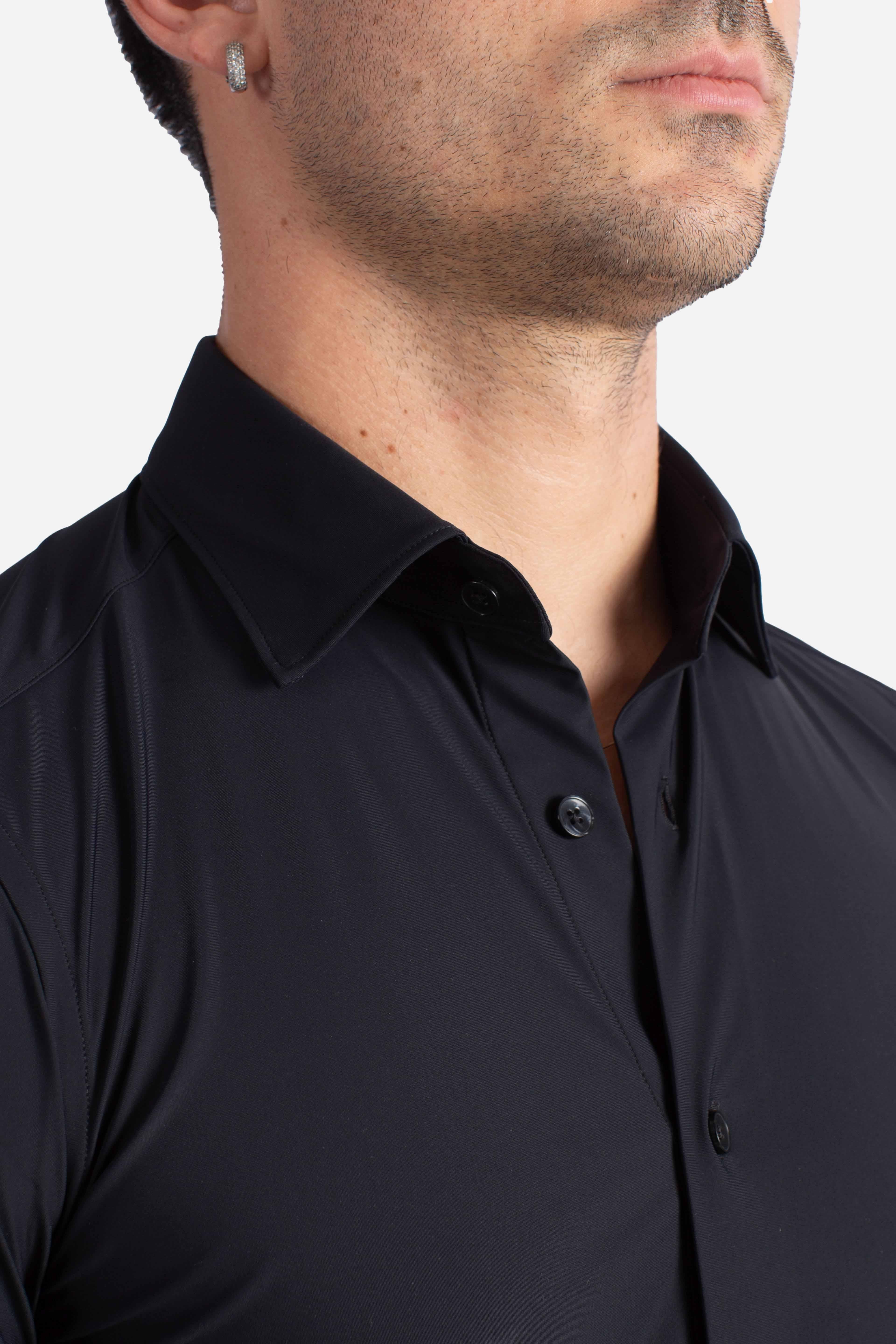 Camicia tecnica navy black AR26WT22CANEU5 900 BLACK ARCHIVIUM