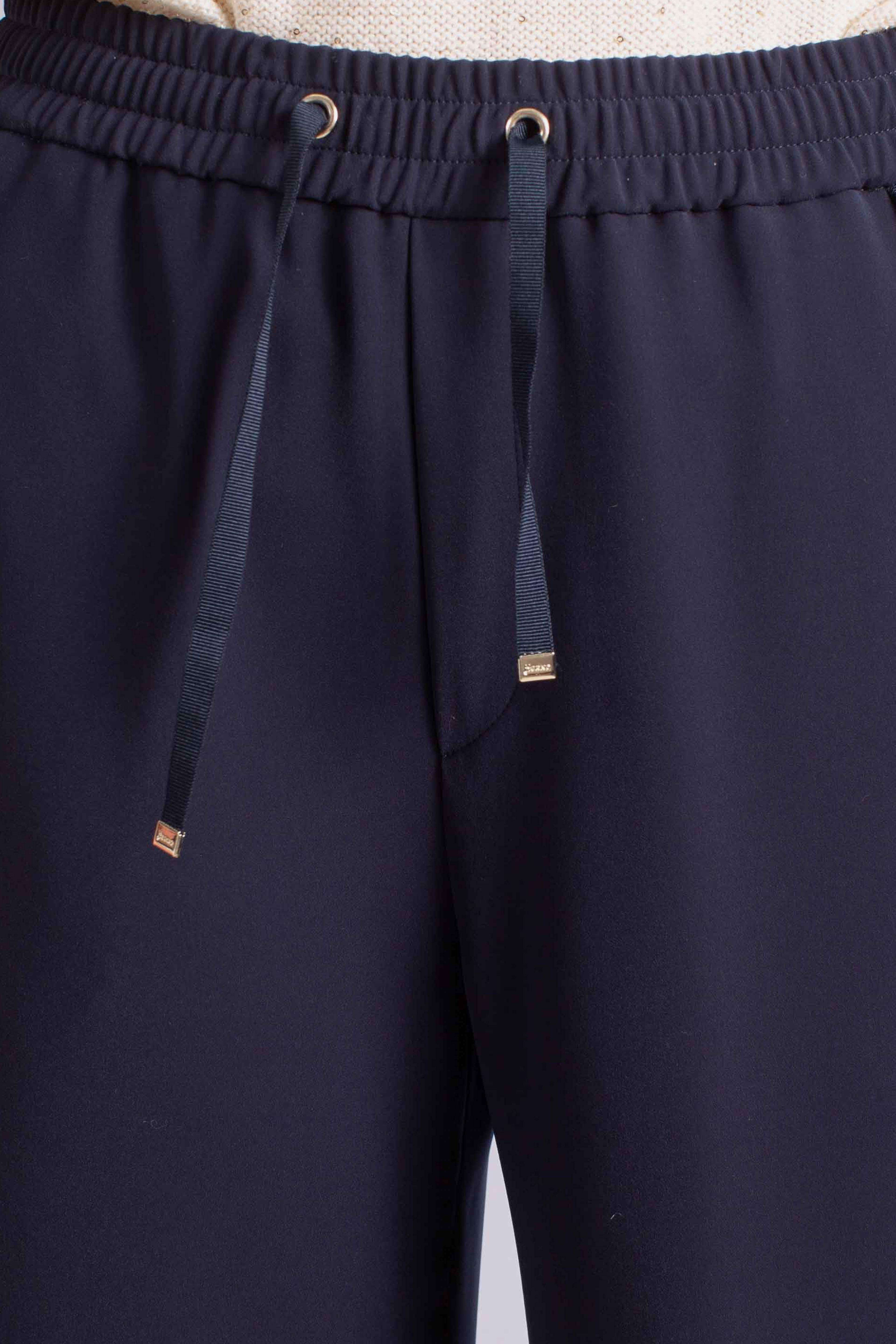 PANTALONI IN MATT CREPE SATIN blu PT000176D127559200 HERNO