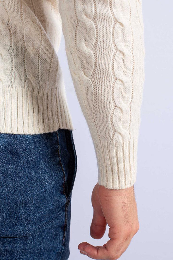 Maglia in lana e cashmere cream 710876762010 POLO RALPH LAUREN