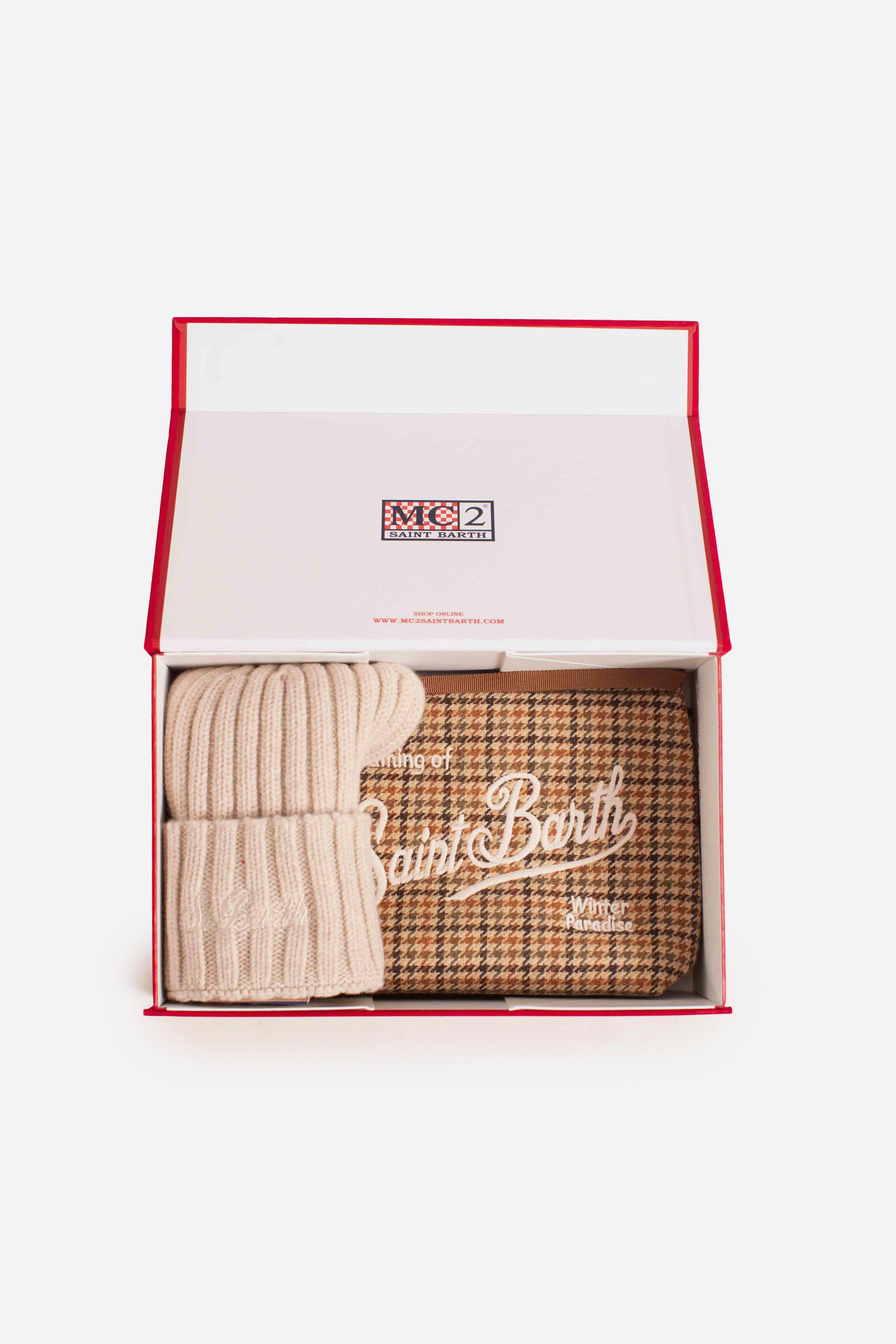 Christmas Gift Box Saint Barth beige BOX002203243I MC2 SAINT BARTH
