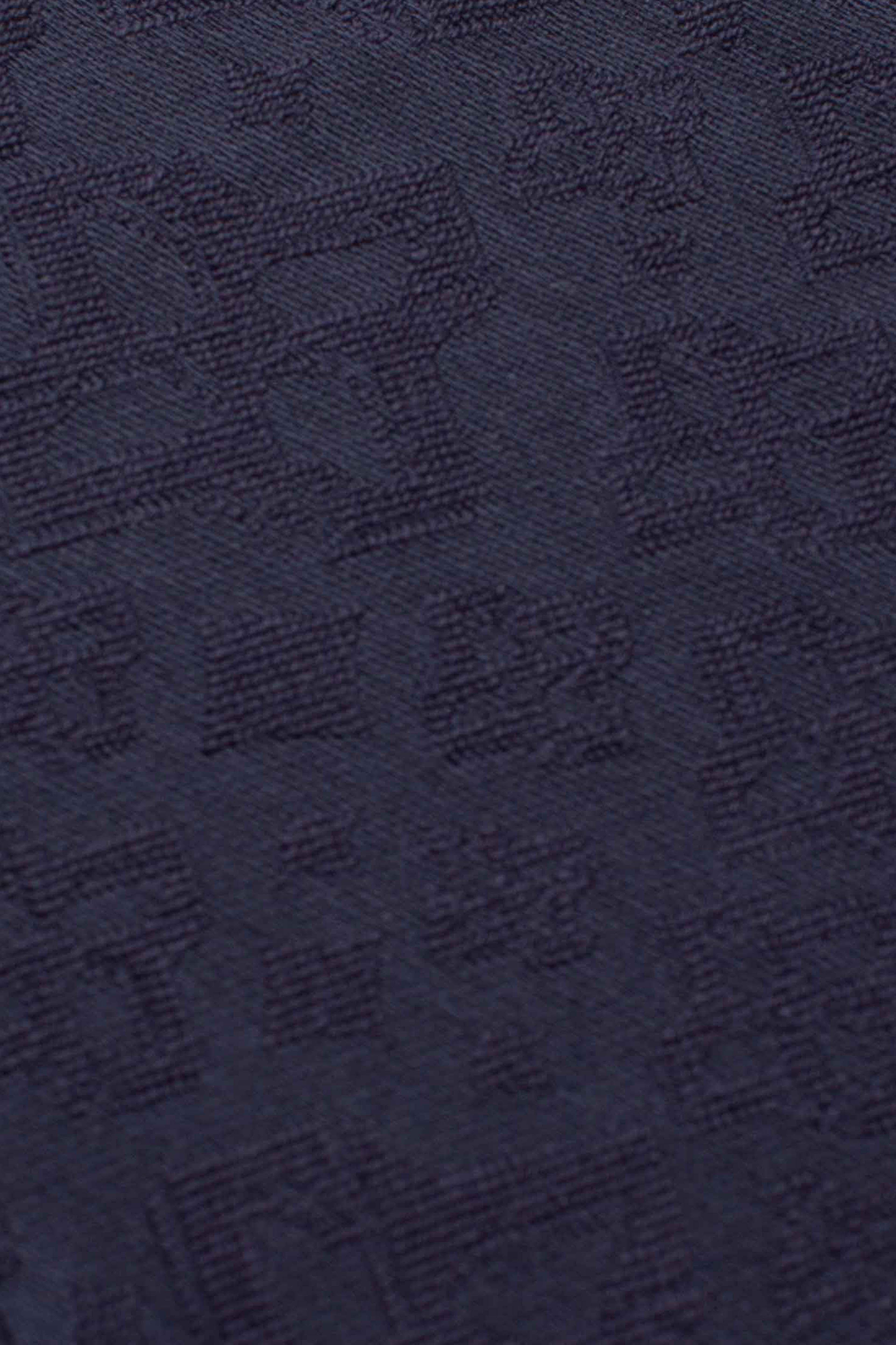 Sciarpa in lana vergine blu SCIARPA55NTI25BLU TAGLIATORE