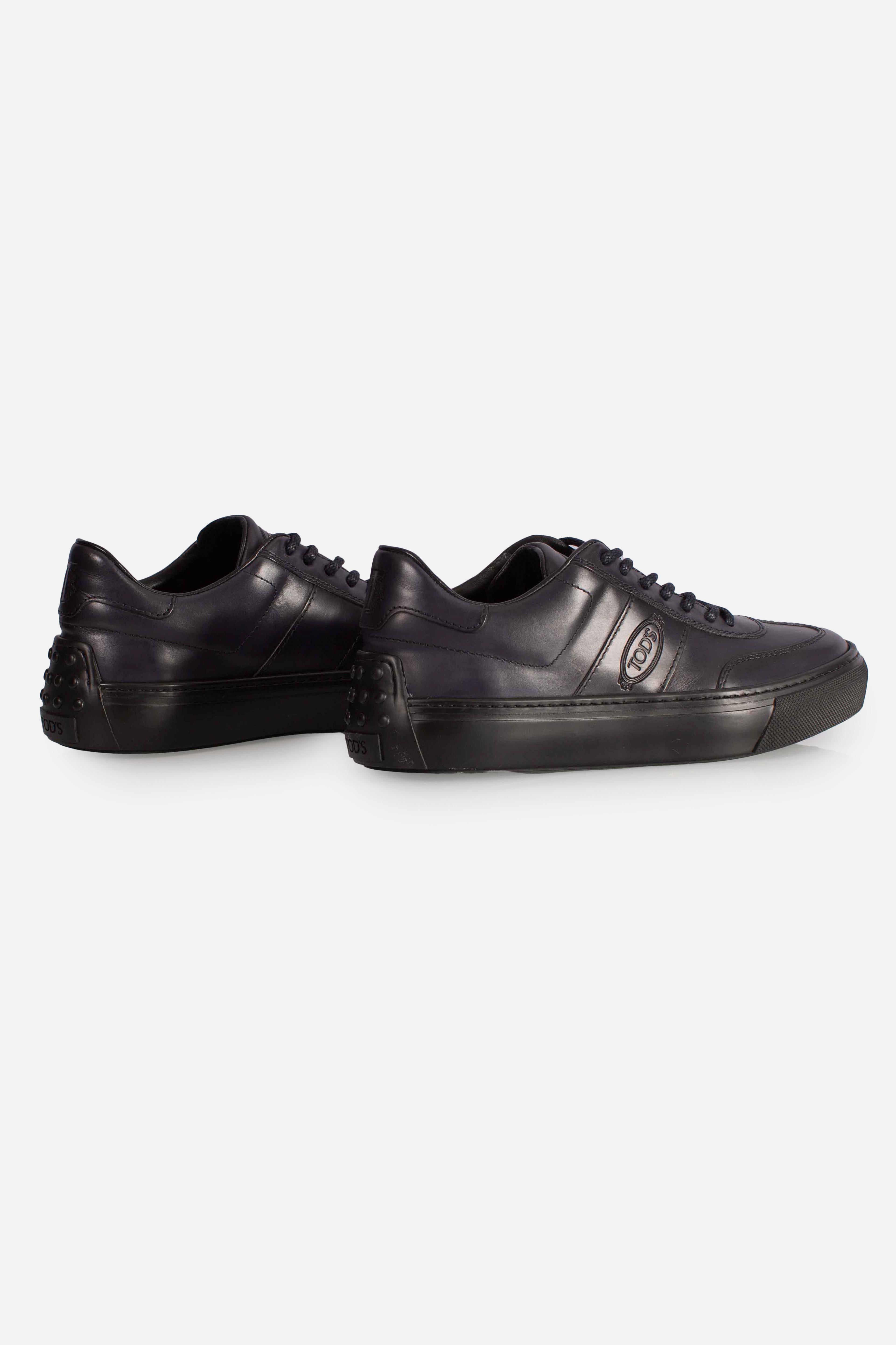 Sneakers in Pelle blu scuro XXM03E0GC50S96U802 TOD'S