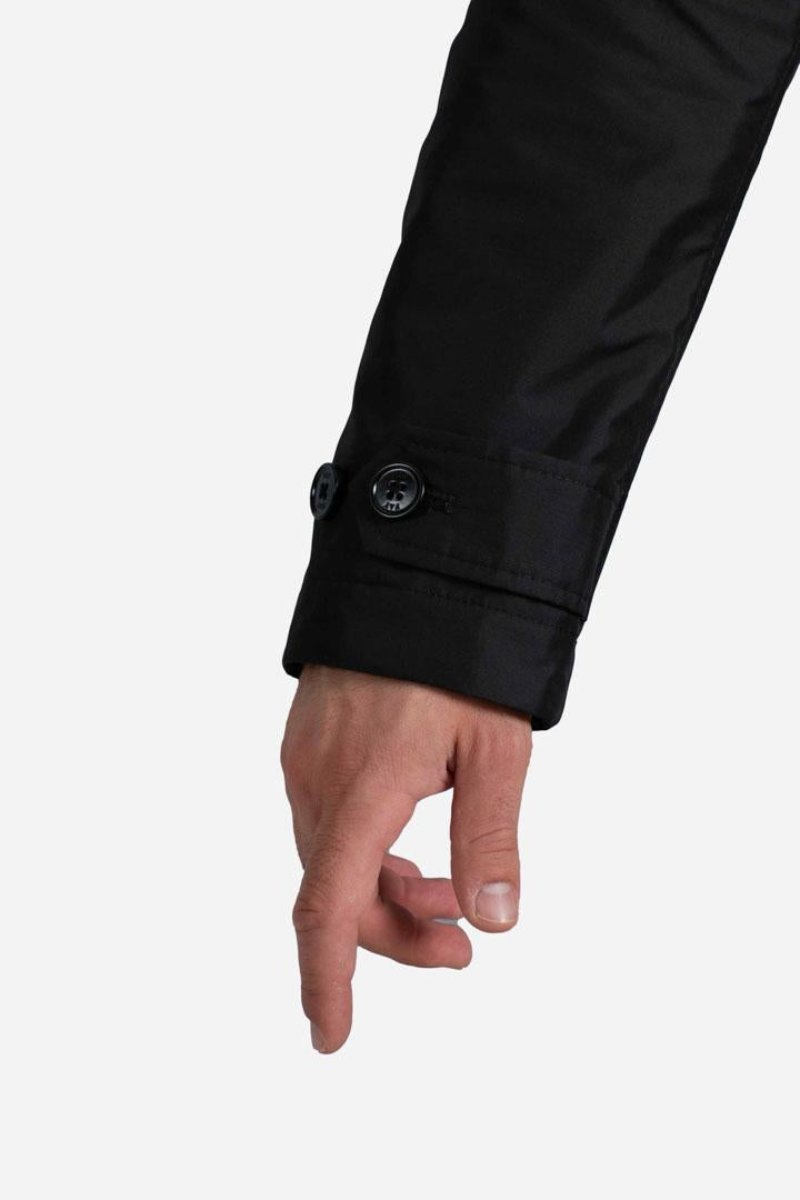 Impermeabile Morning Coat in Popeline Tecnico nero NAM62510160AXXB999 FAY