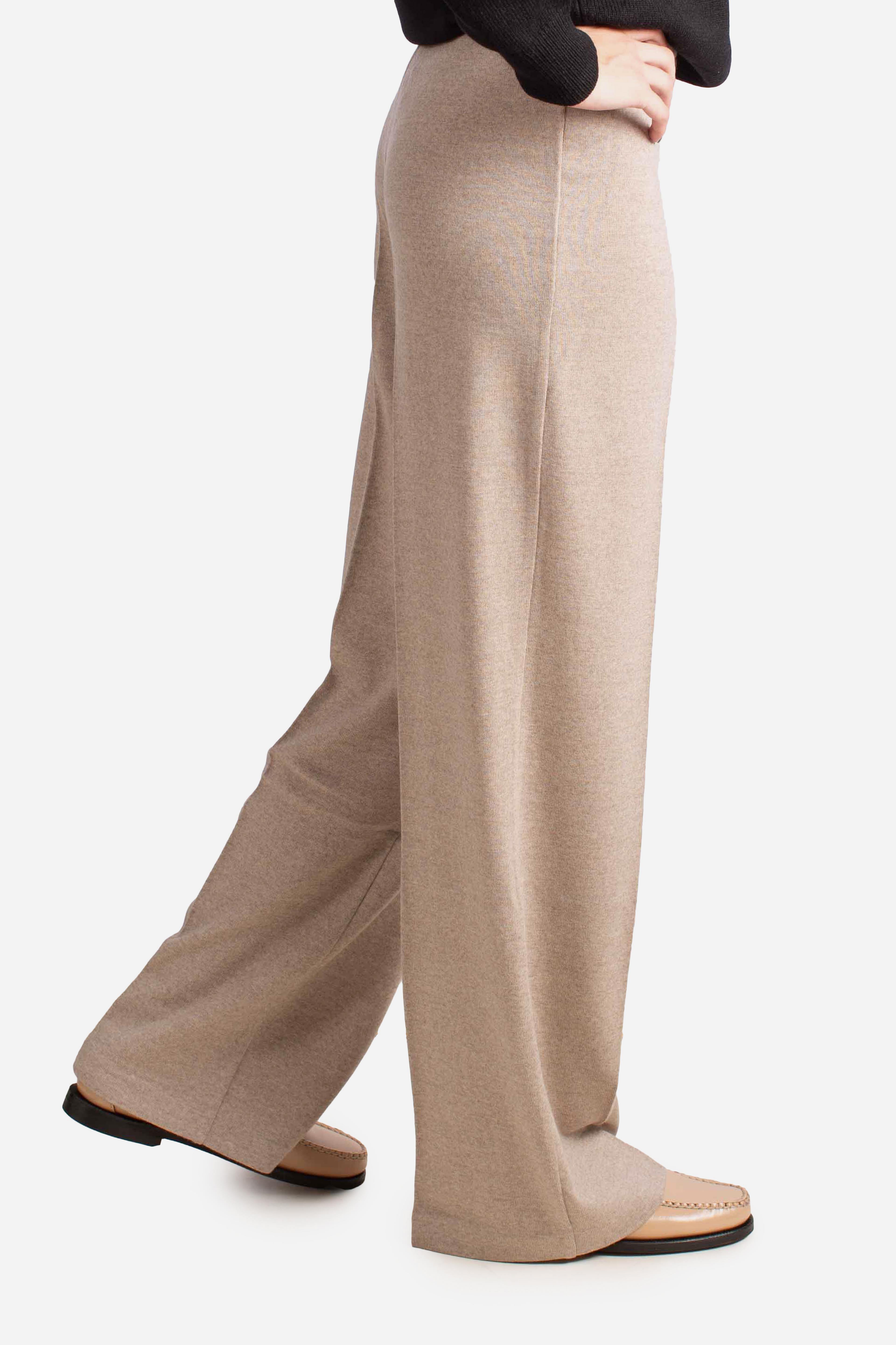 Pantalone in lana beige 5727214272018 GRAN SASSO