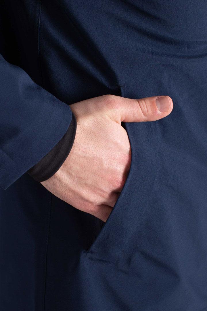 Parka Tommy Bonded Jersey blue depth K5126SWK89 K-WAY