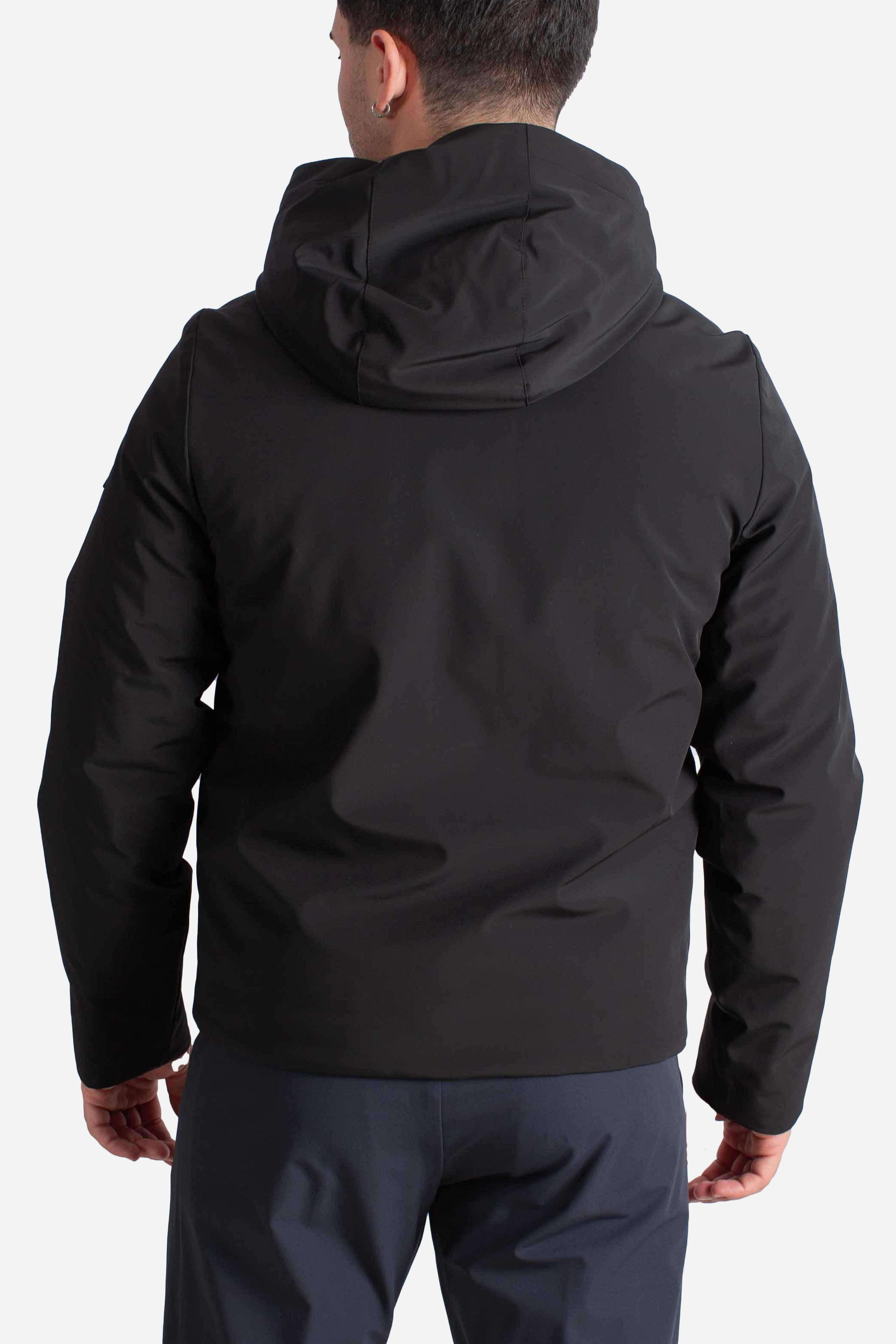 Giubbotto softshell nero con Imbottitura Sorona® con Cappuccio HE9440005NERO HESKIMO