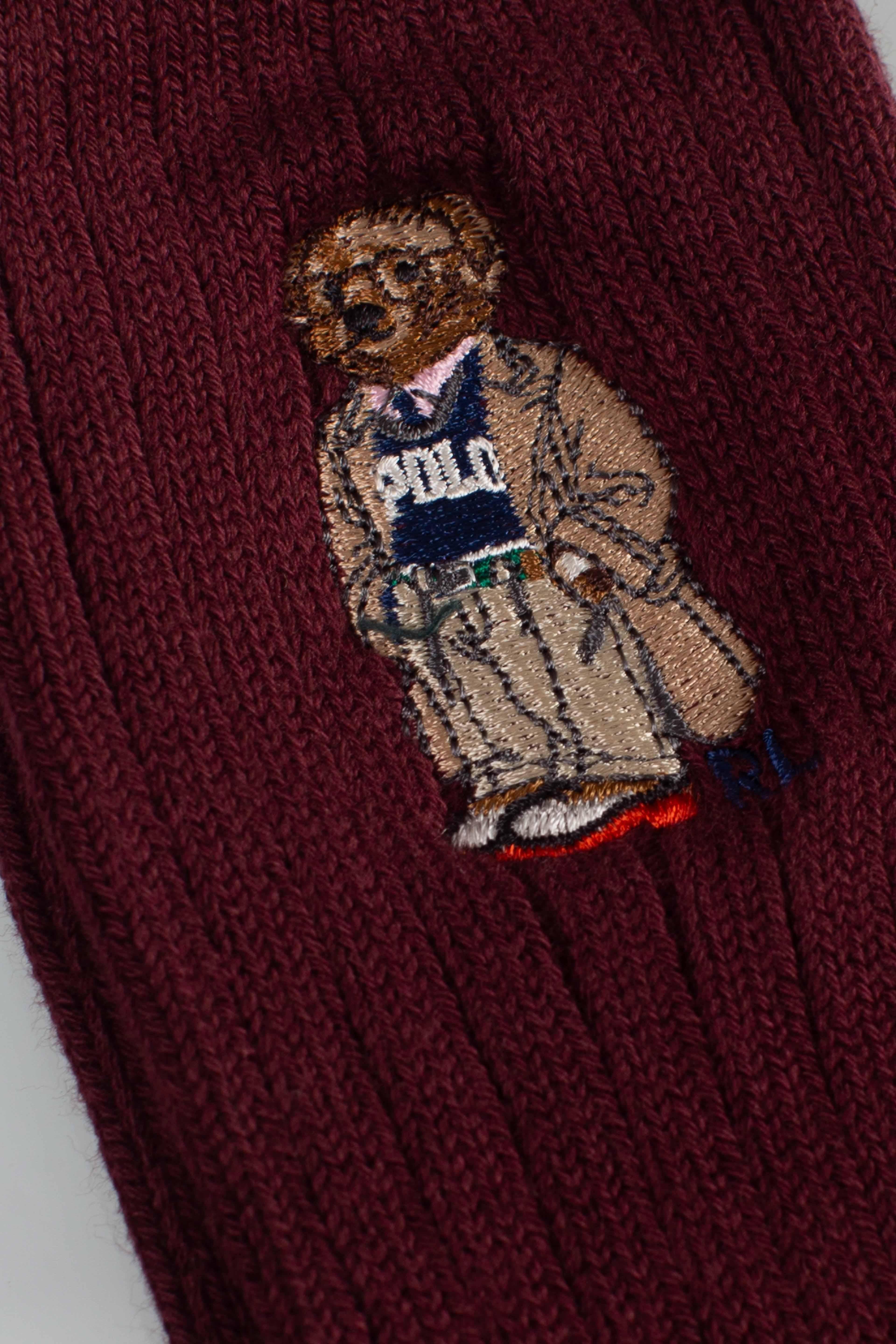 Set regalo 3 paia di calze Polo Bear blue green wine 449P04718001 POLO RALPH LAUREN