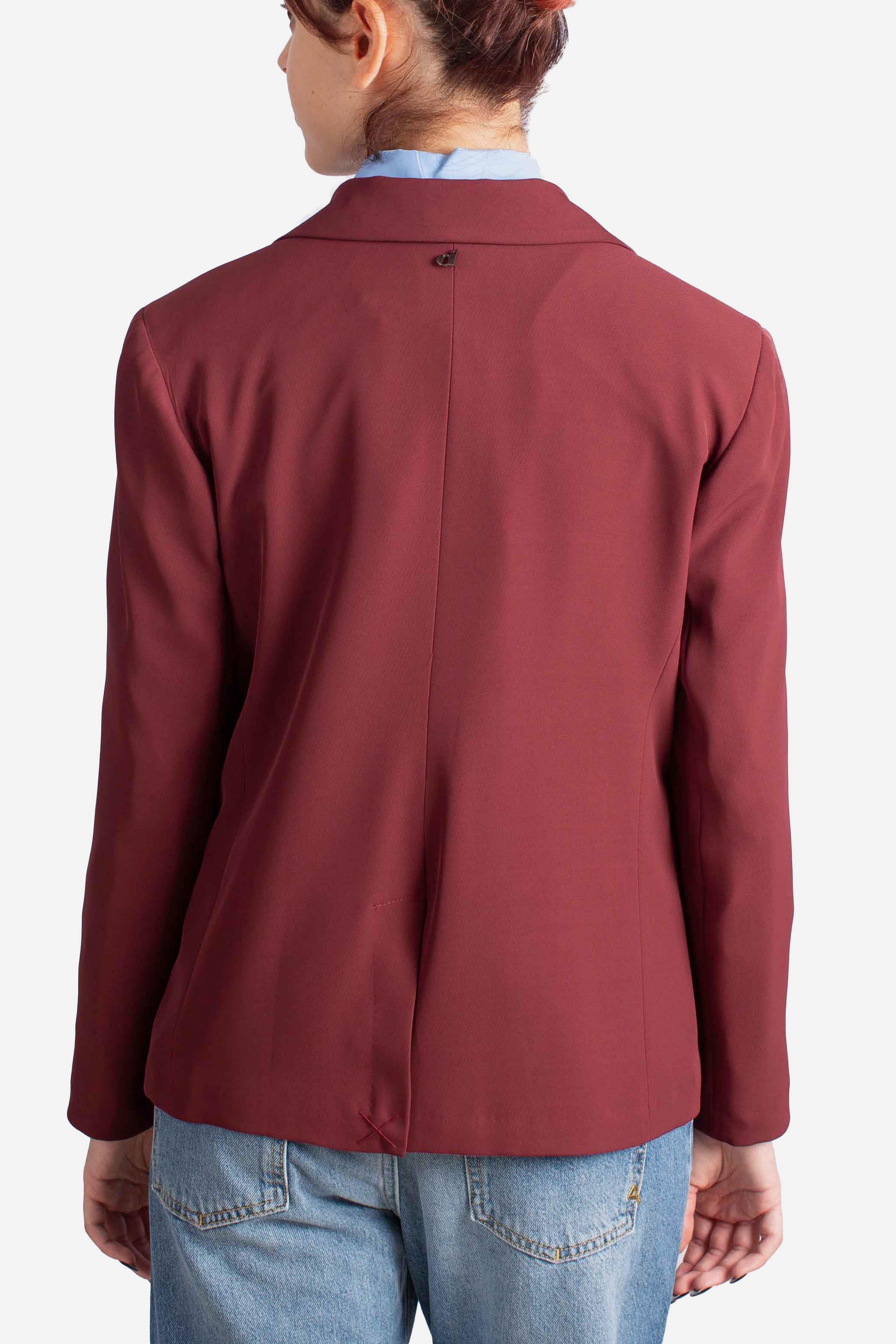 Blazer monopetto melanzana J041Y004A1490 DIXIE