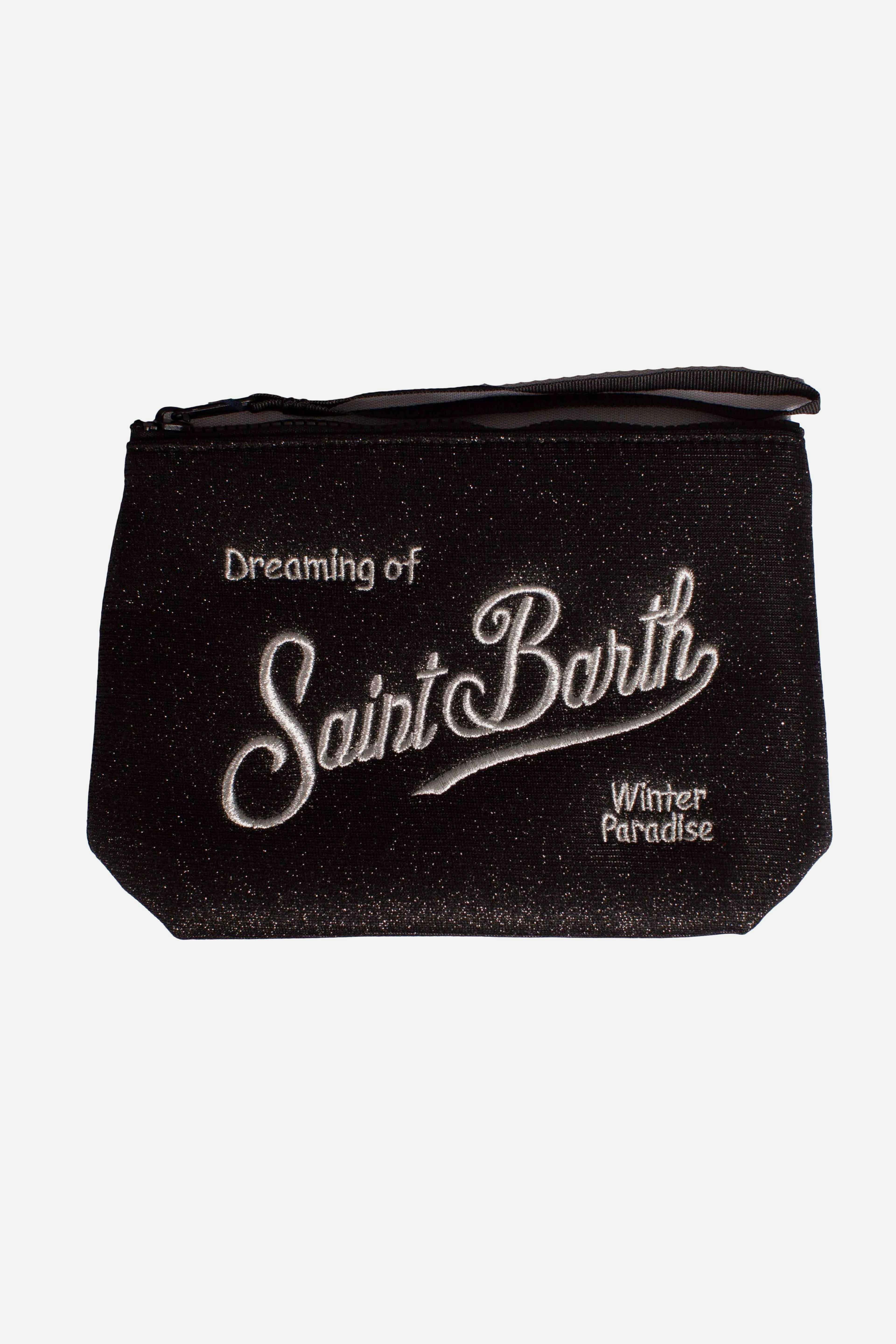 Pochette Aline in lana lurex black ALI002600207I MC2 SAINT BARTH