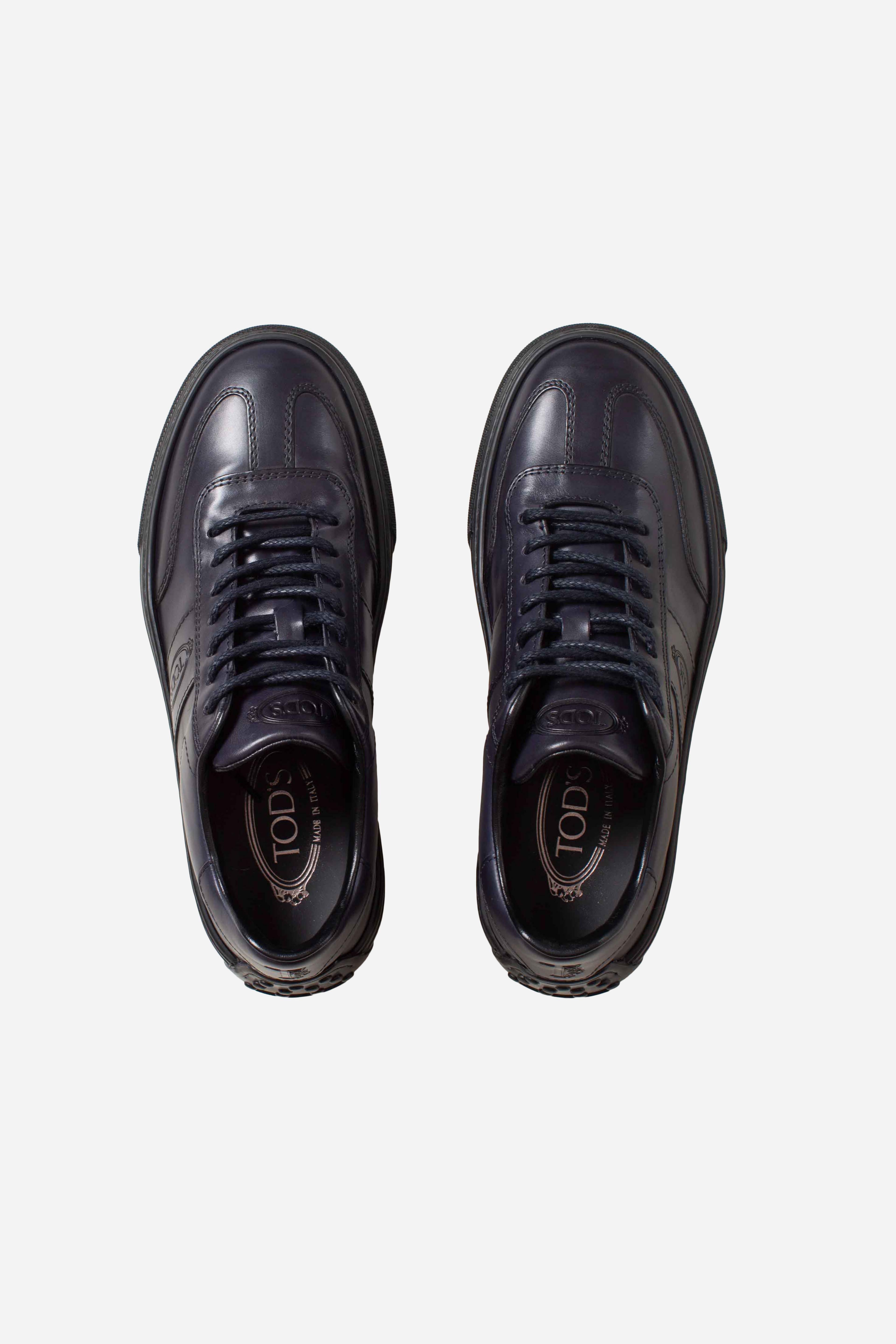 Sneakers in Pelle blu scuro XXM03E0GC50S96U802 TOD'S