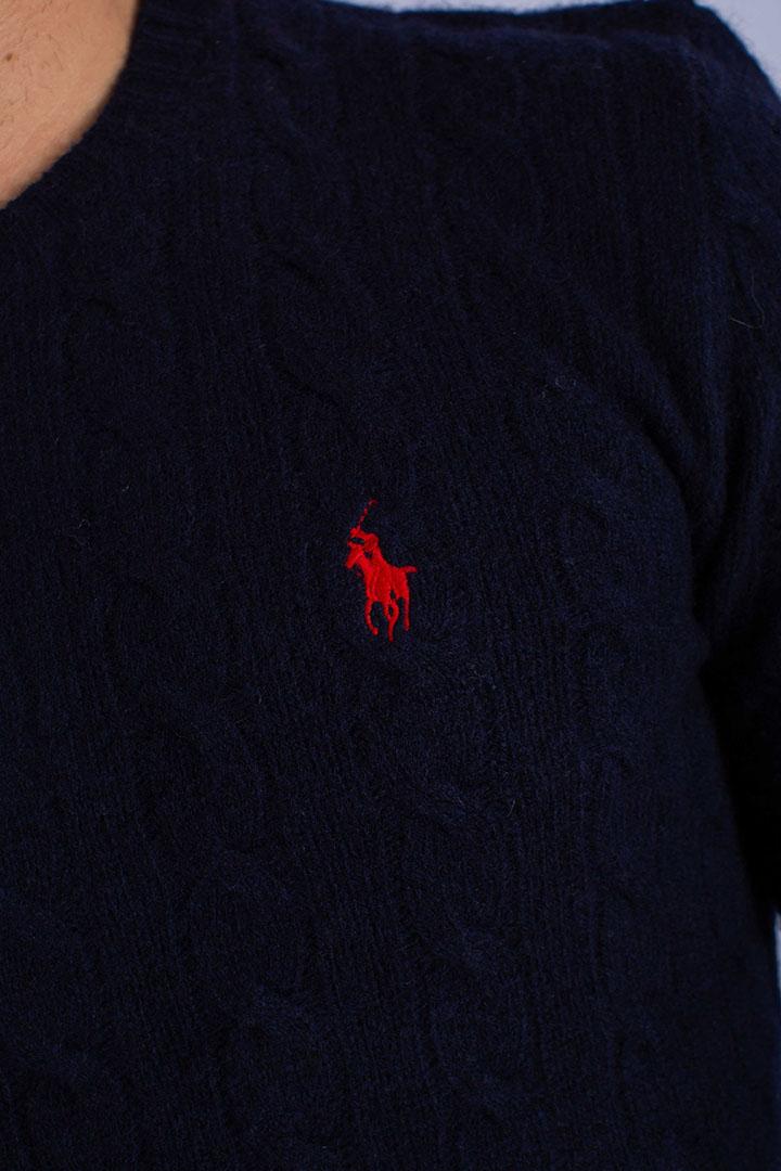 Maglia in lana e cashmere blue 710876762002 POLO RALPH LAUREN