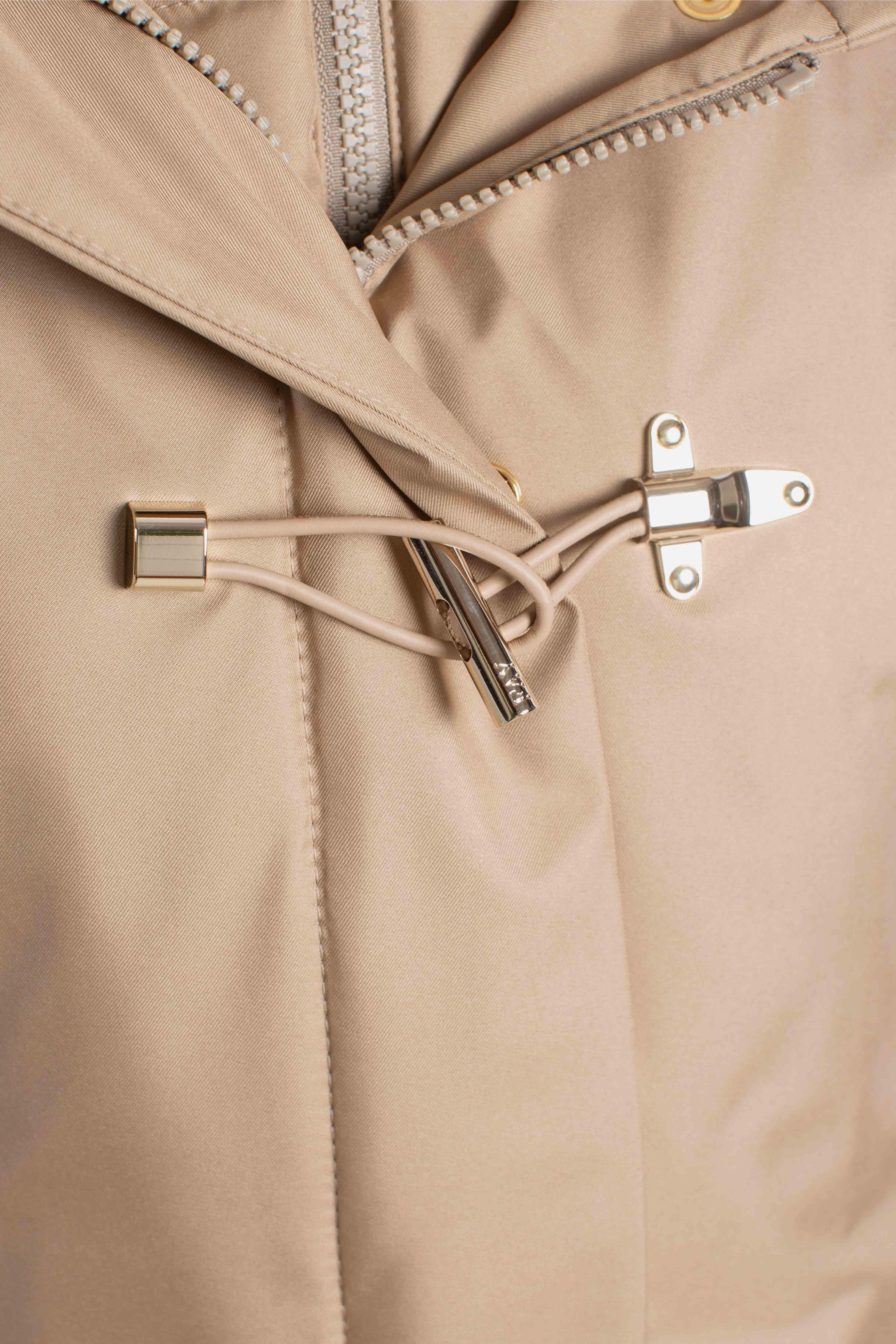 Toggle Coat in Gabardine Tecnico beige NAW59513830ZXEC805 FAY
