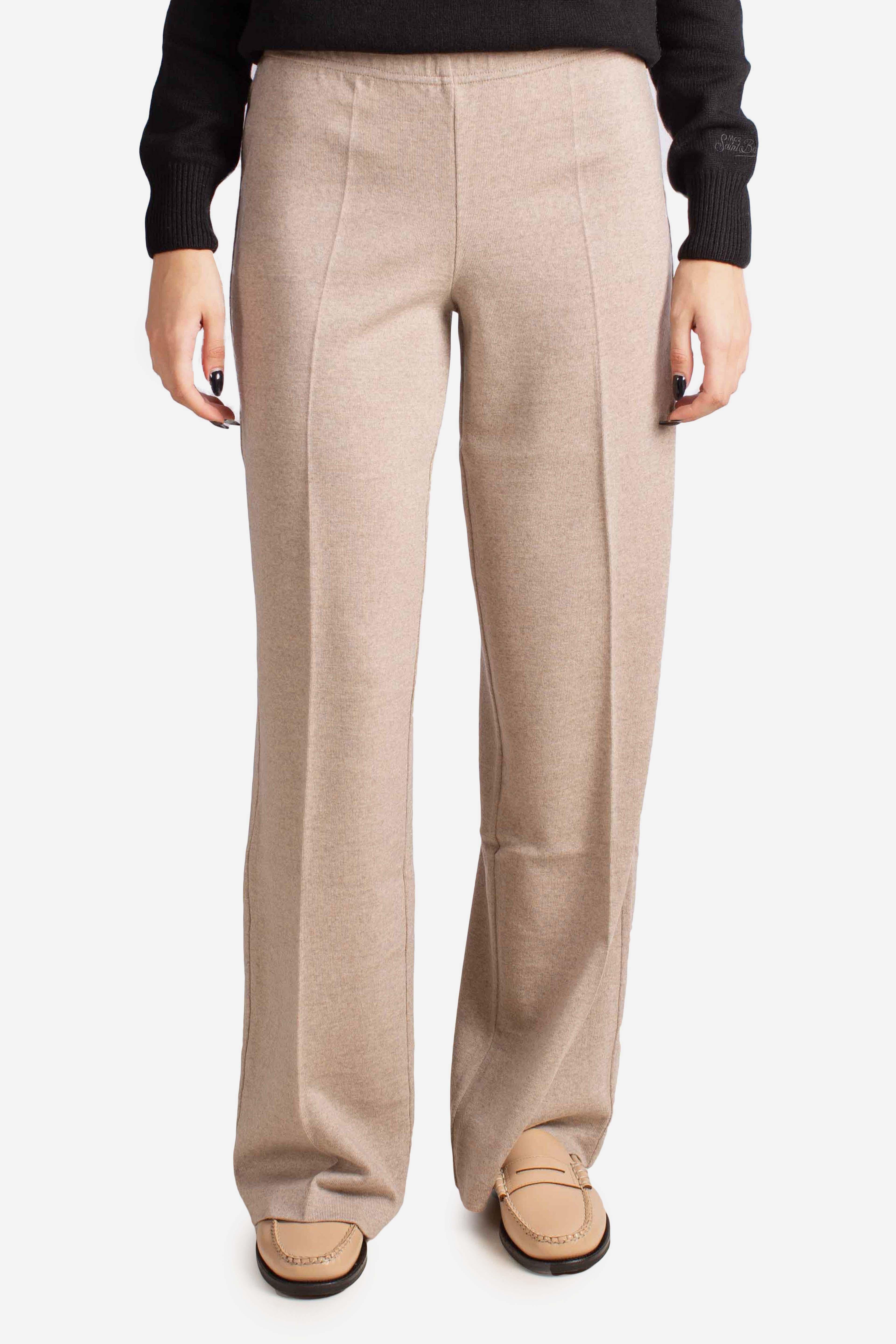 Pantalone in lana beige 5727214272018 GRAN SASSO
