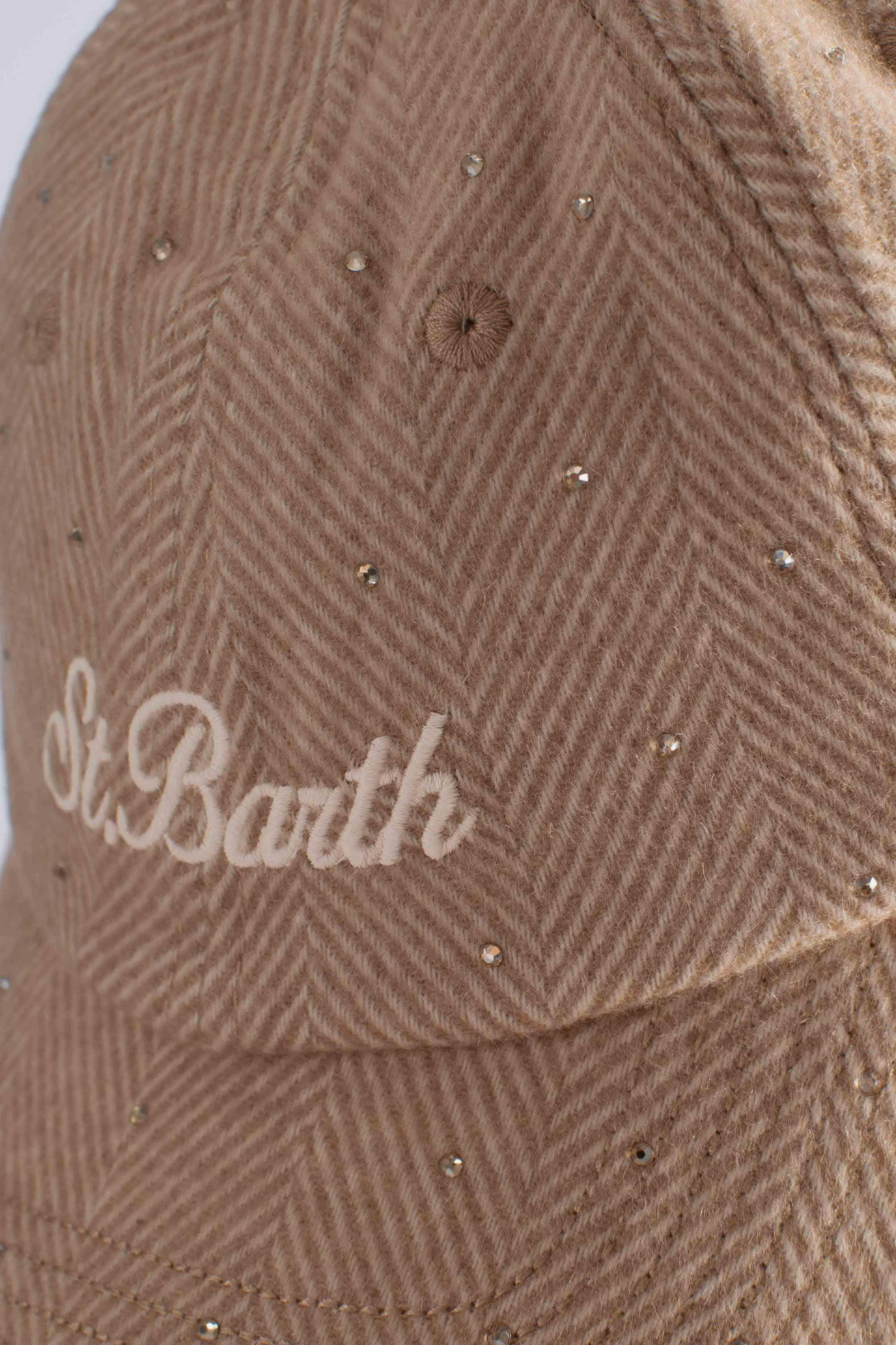 Berretto "St. Barth" beige BASB001103508I MC2 SAINT BARTH