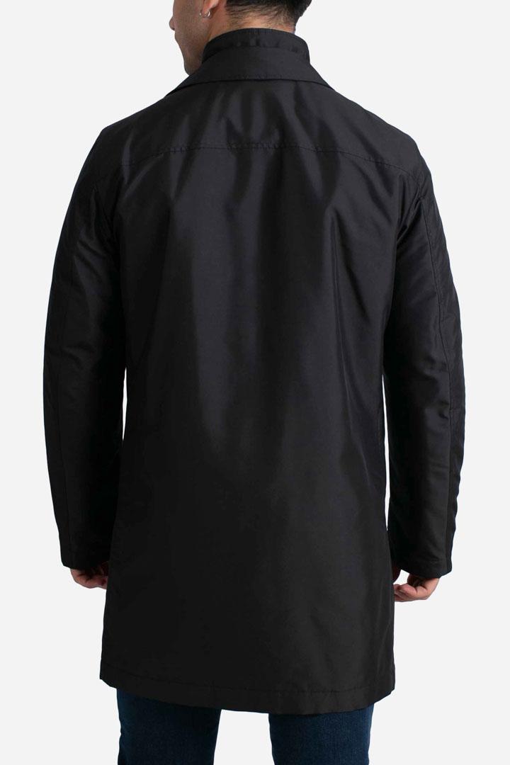 Impermeabile Morning Coat in Popeline Tecnico nero NAM62510160AXXB999 FAY