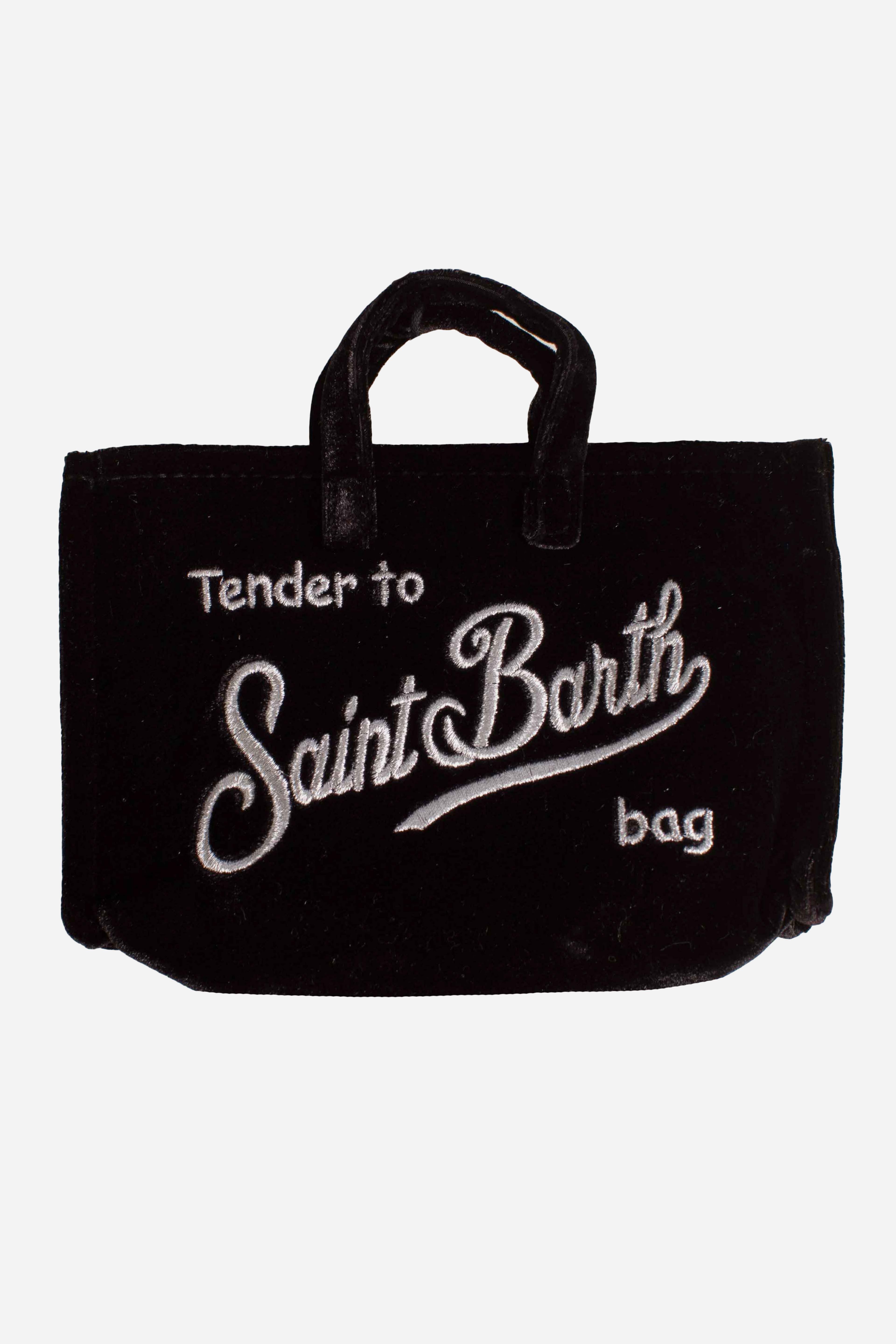 Phone Bag in velluto black PHONE00800207I MC2 SAINT BARTH