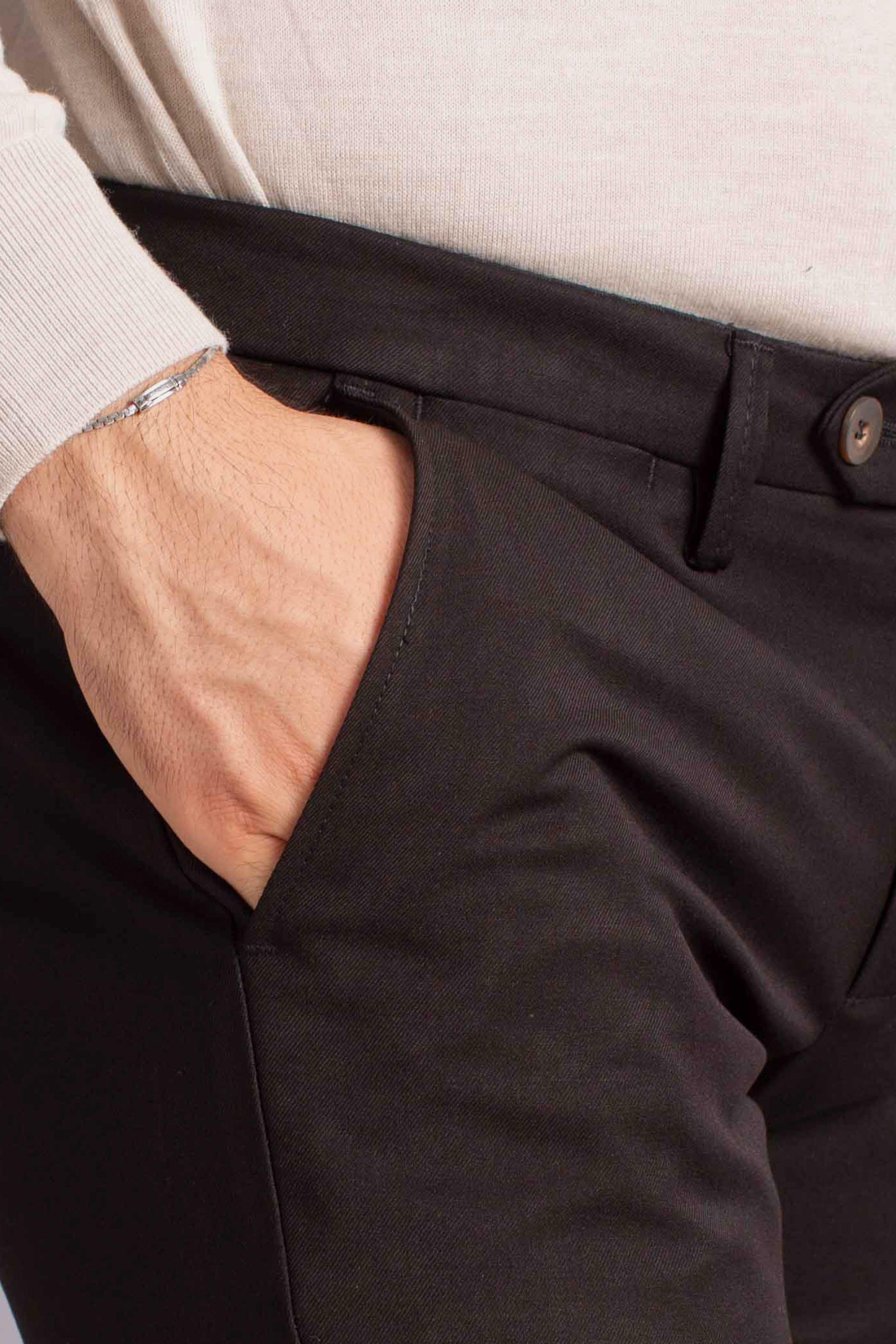 Pantalone nero NAPOLI126006NERO ERNYS