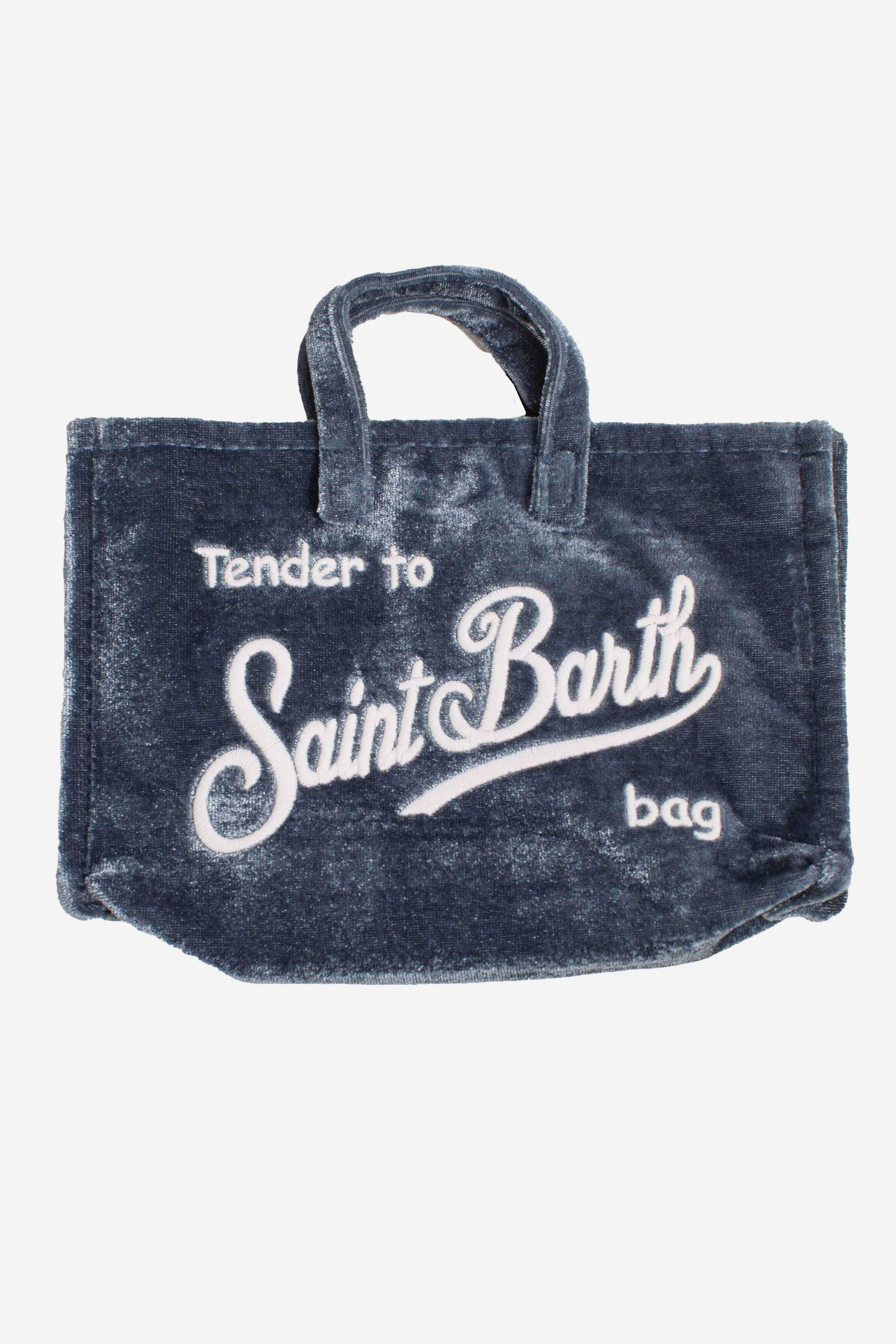 Phone Bag in velluto ottanio PHONE00800222I MC2 SAINT BARTH