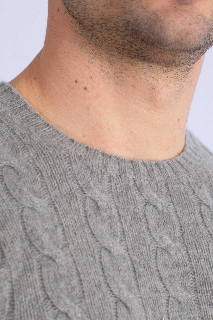 Maglia in lana e cashmere grey 710876762012 POLO RALPH LAUREN