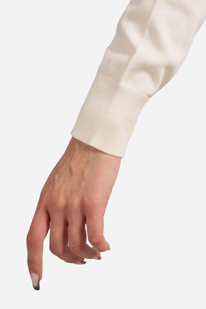 Maglia cardigan in misto cotone cream 211891672001 POLO RALPH LAUREN