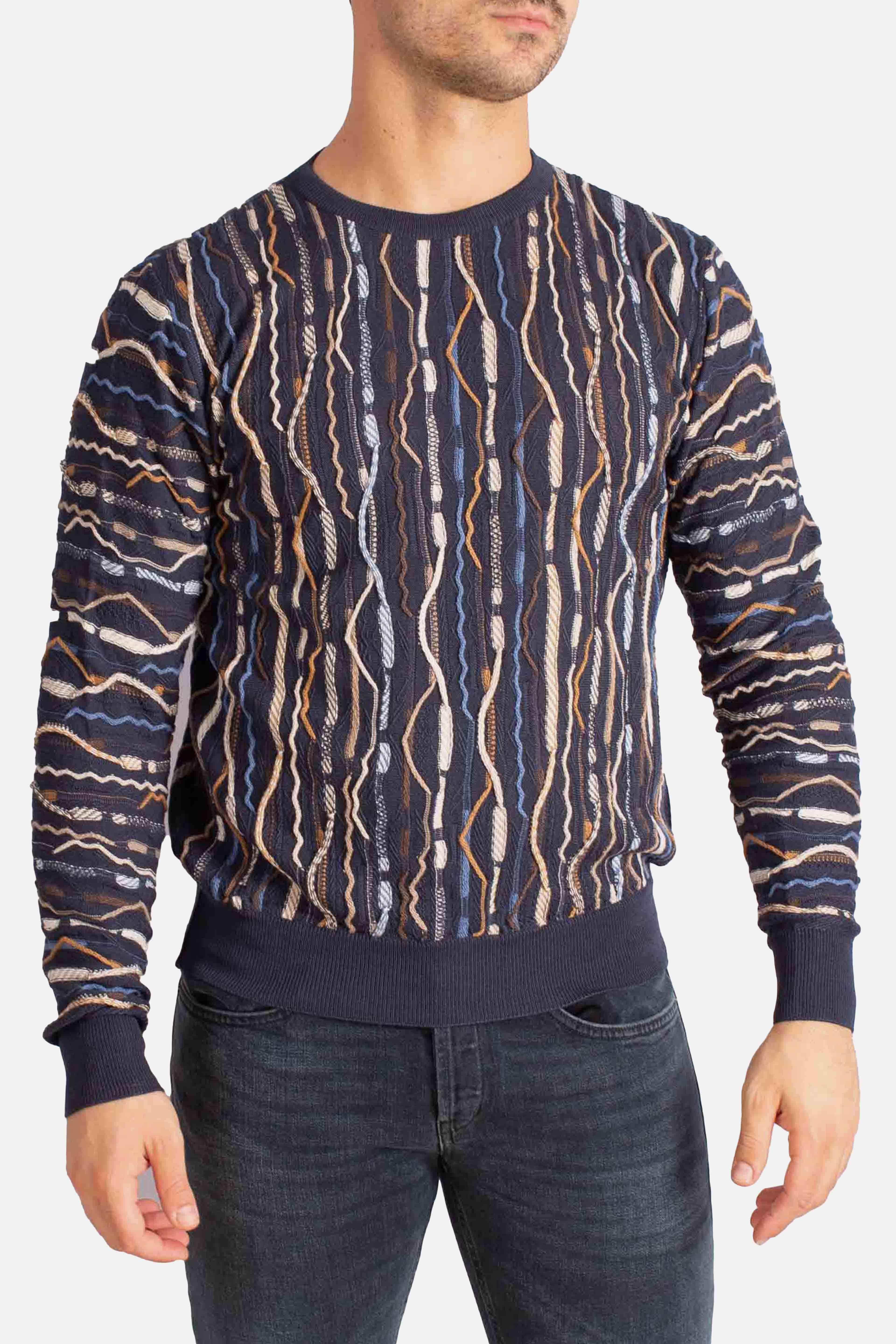 Maglia Uomo Multicolor blu 32090810G0460 LORENZONI