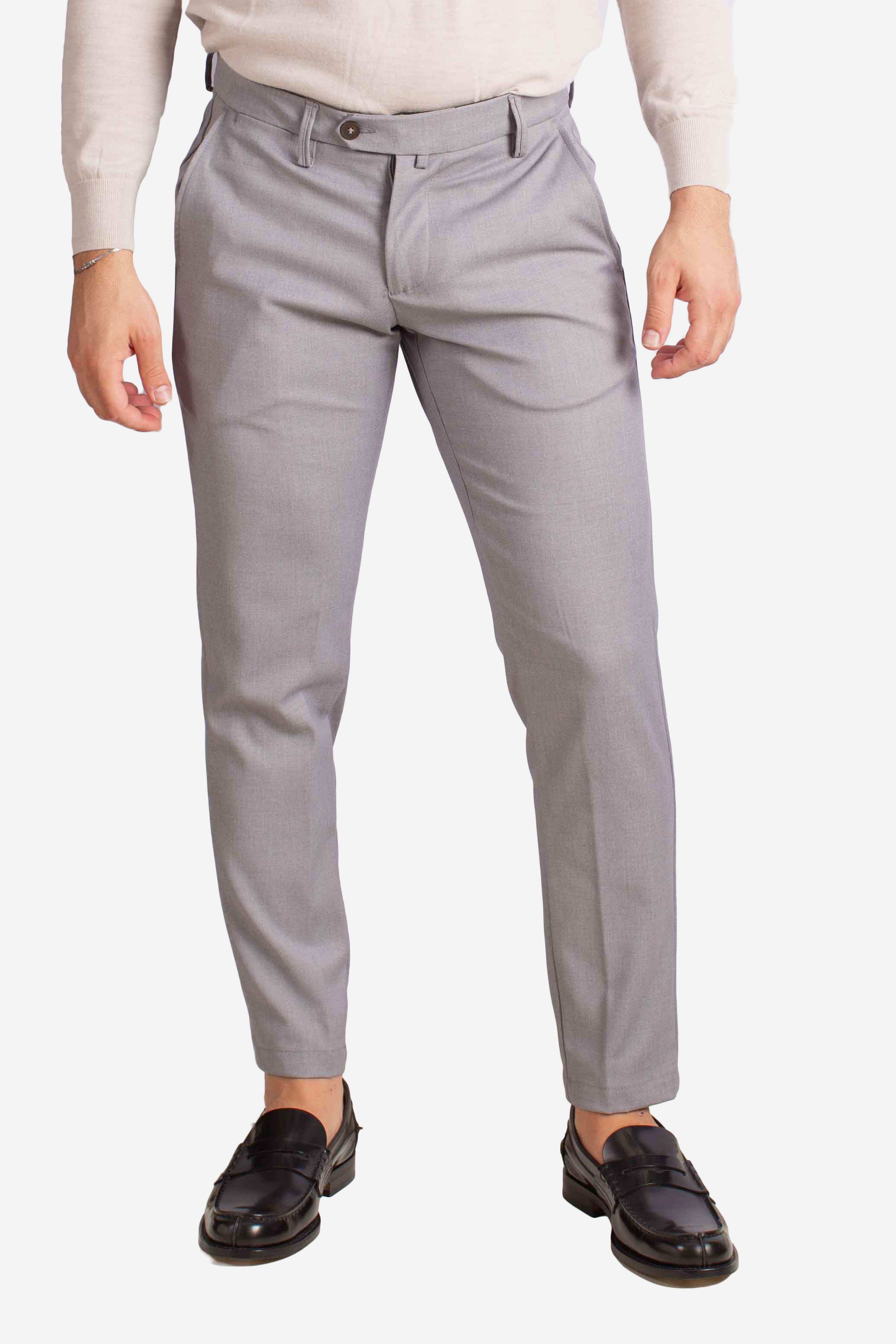 Pantalone grigio chiaro NAPOLI126006GRIGIO CHIARO ERNYS