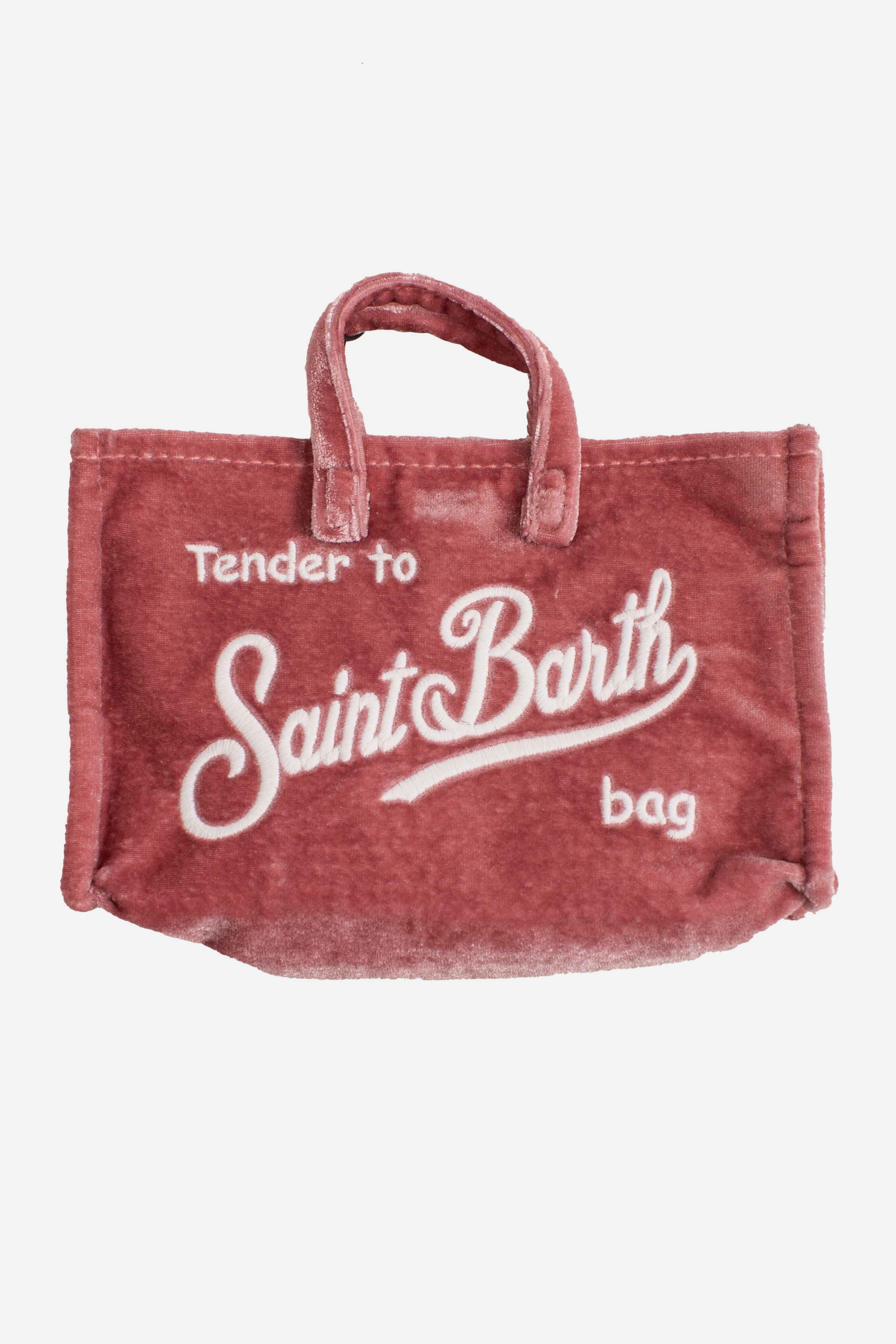 Phone Bag in velluto rosa PHONE00800293I MC2 SAINT BARTH