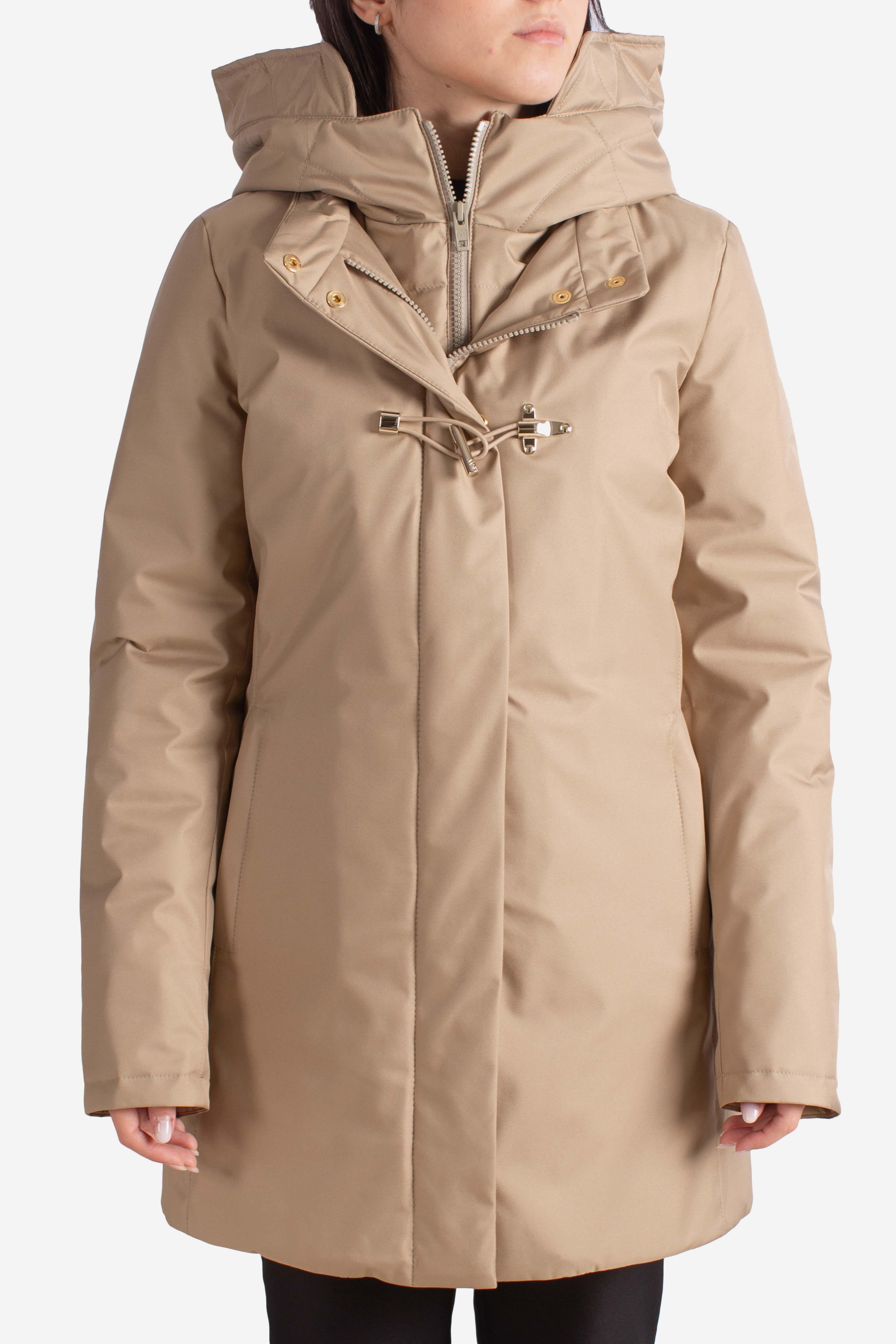 Toggle Coat in Gabardine Tecnico beige NAW59513830ZXEC805 FAY