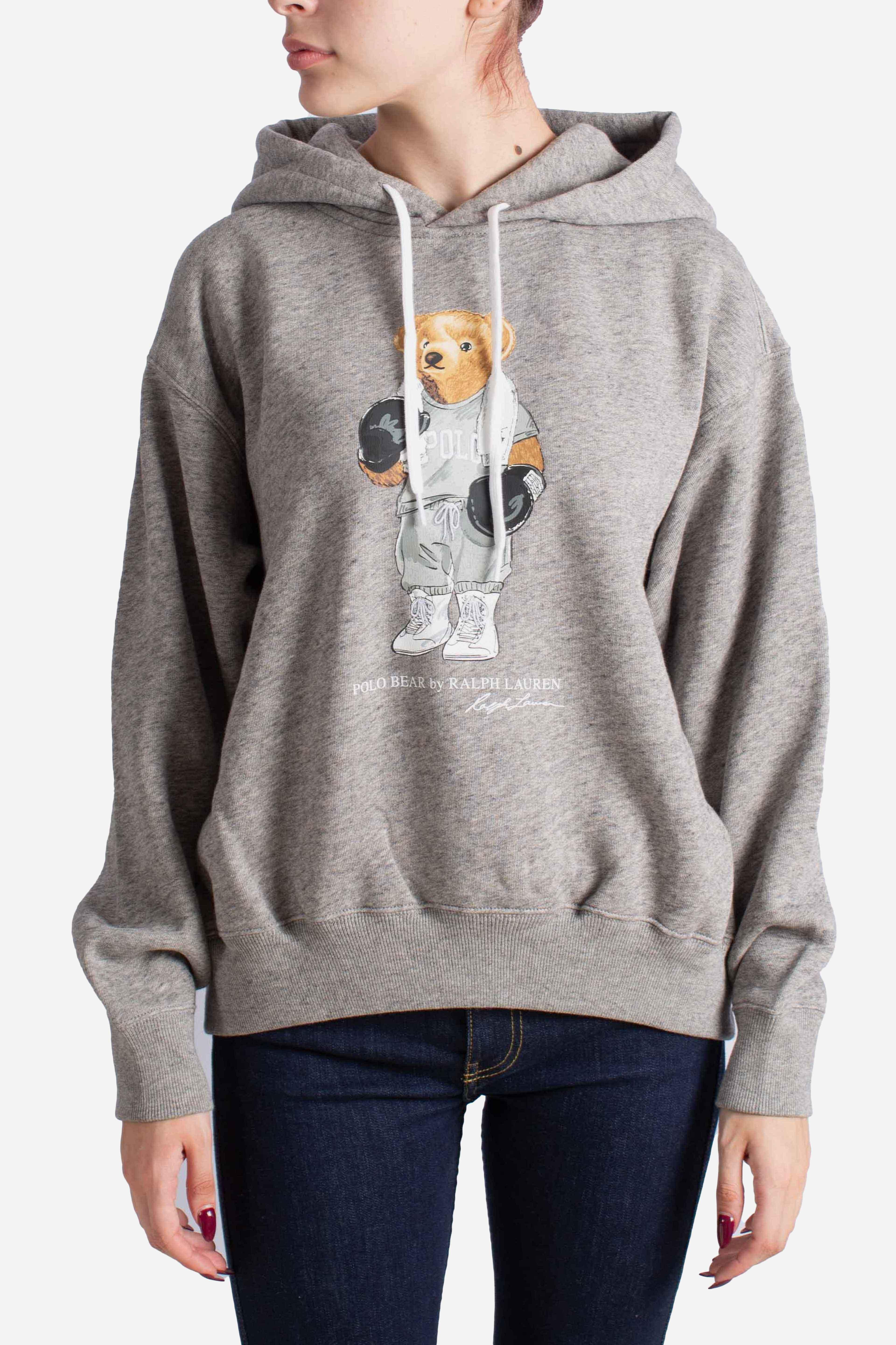 Felpa con cappuccio Polo Bear grey heather 211971713001 POLO RALPH LAUREN