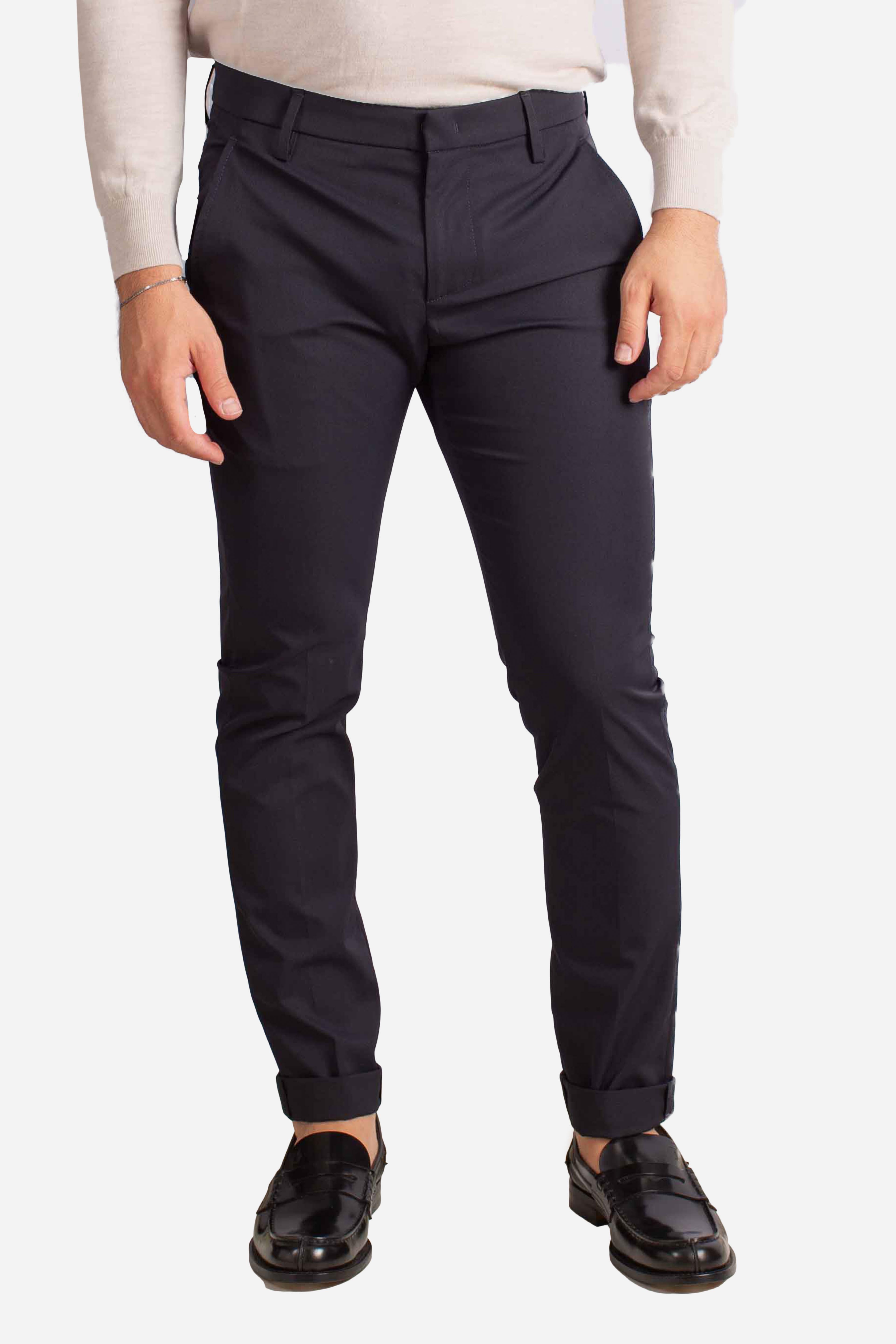 Pantalone Tecnico Slim Fit nero UP235OS0121U002999 DONDUP