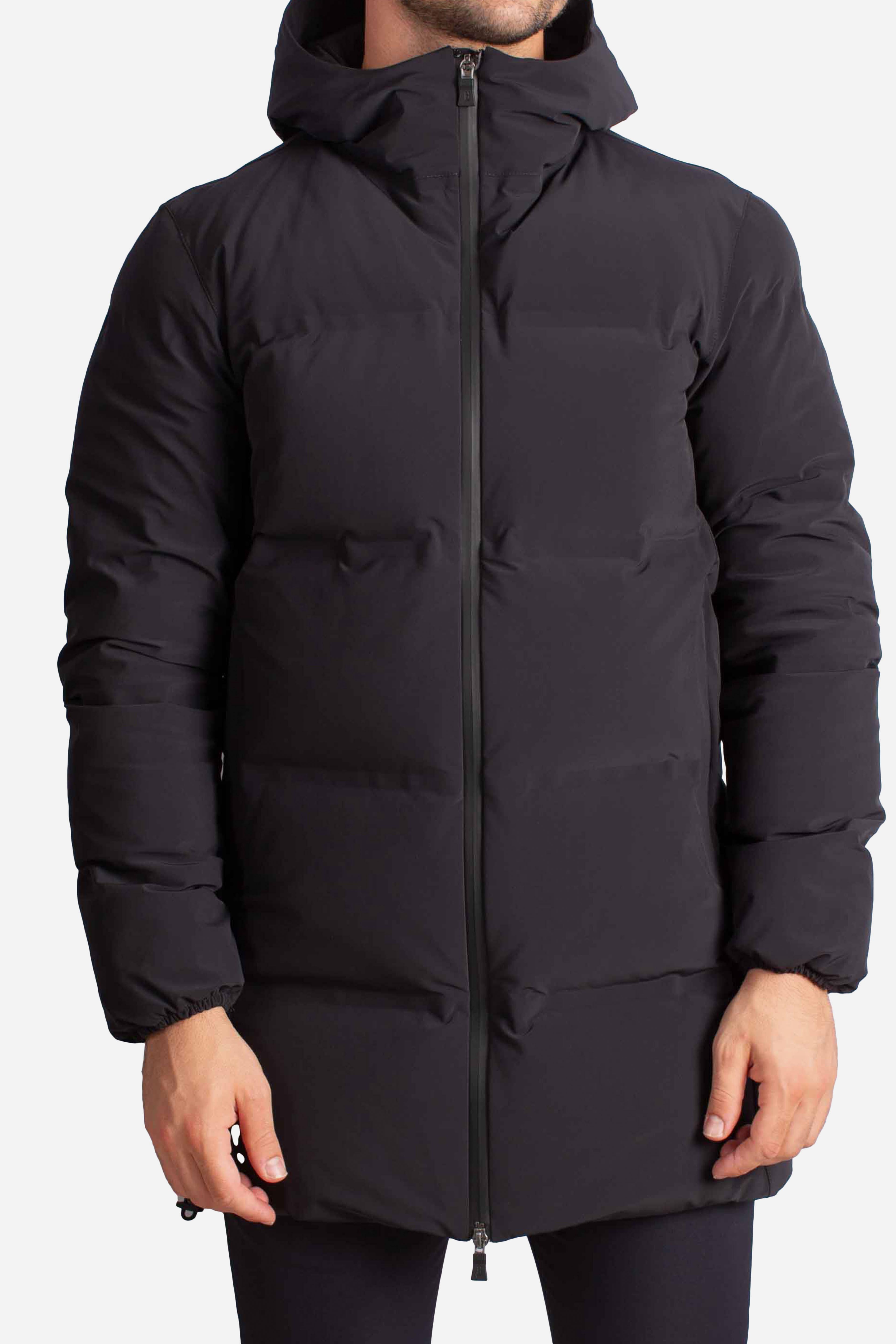 GIACCA LUNGA IN NEW IMPACT nero PI001246U12590SZ9300 HERNO